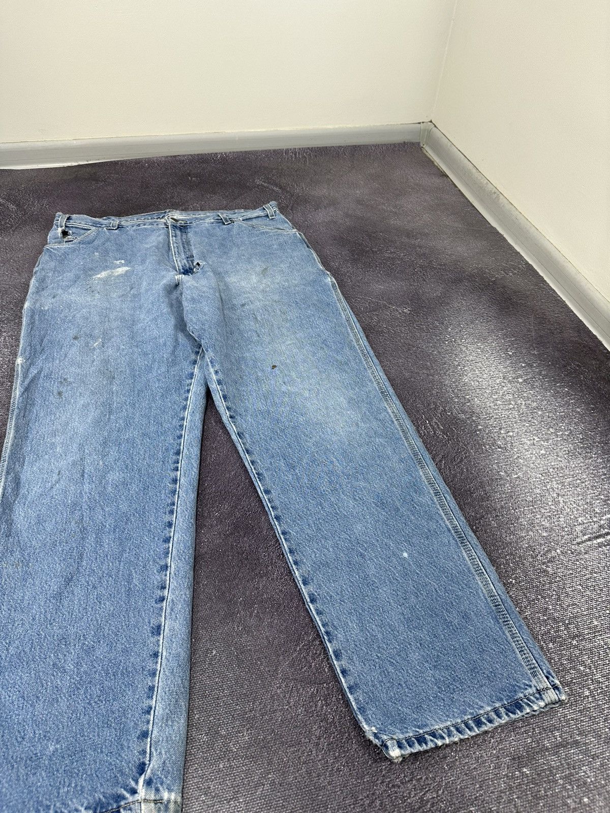 Dickies Vintage Dickies Light Blue Carpenter USA Opium Work Pants Size US 38 / EU 54 - 11 Thumbnail