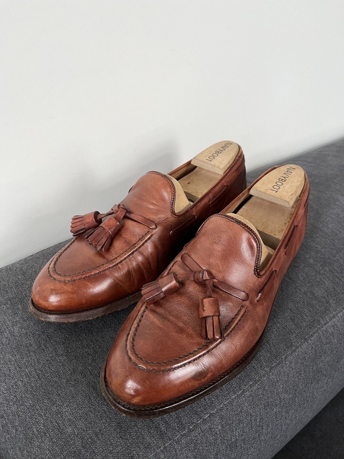 Cheaney Cheaney Boston Brown Made in England Loafers sz UK8 Size US 9 / EU 42 - 17 Thumbnail