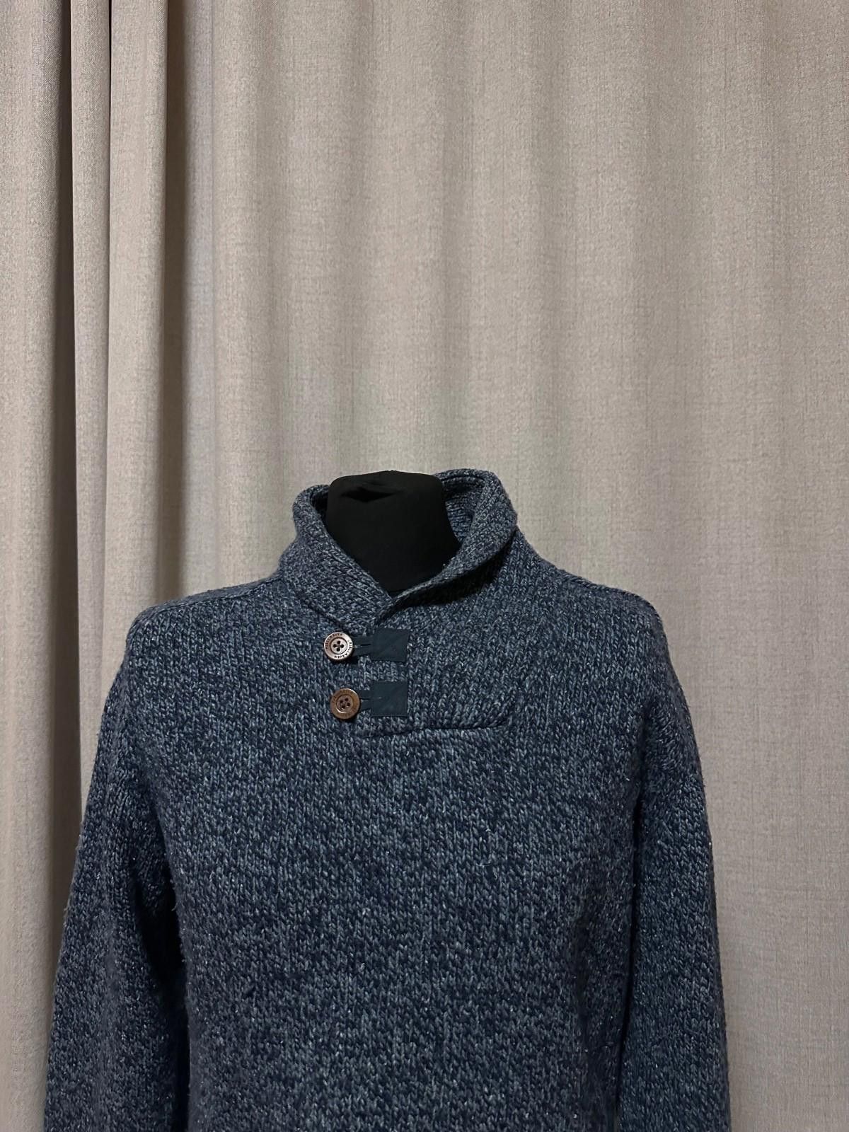 Fjallraven Fjallraven Lada Shawl Sweater Dark Navy Sz L Size US L / EU 52-54 / 3 - 2 Thumbnail