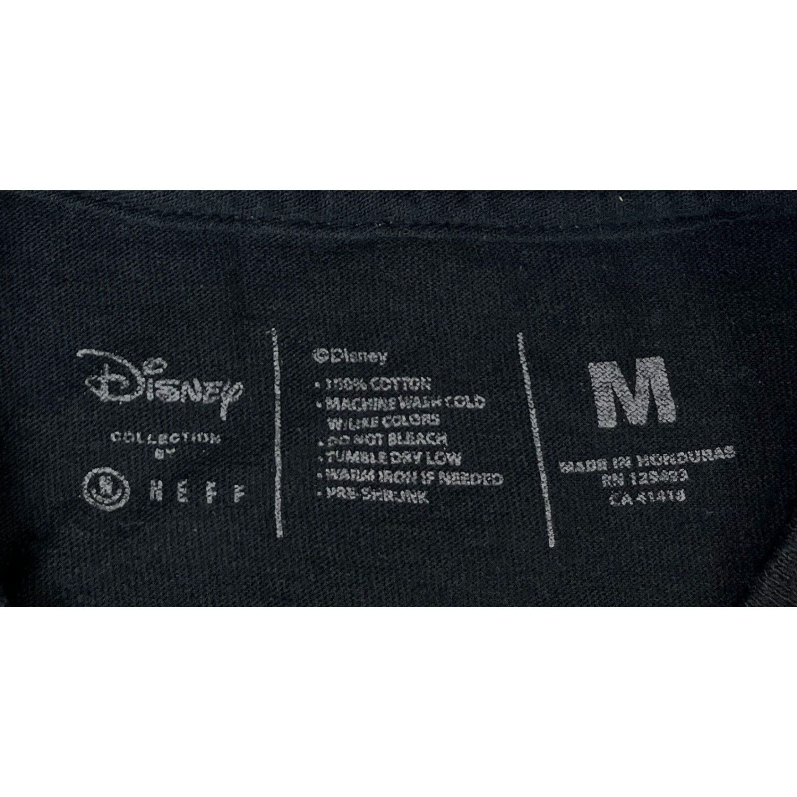 Disney Neff Mickey Mouse Unisex Adult T-Shirt Size M Black Cotton Crew Neck Short Sleeve Graphic Disney Collection by NEFF M​ickey Mouse Size US M / EU 48-50 / 2 - 5 Thumbnail