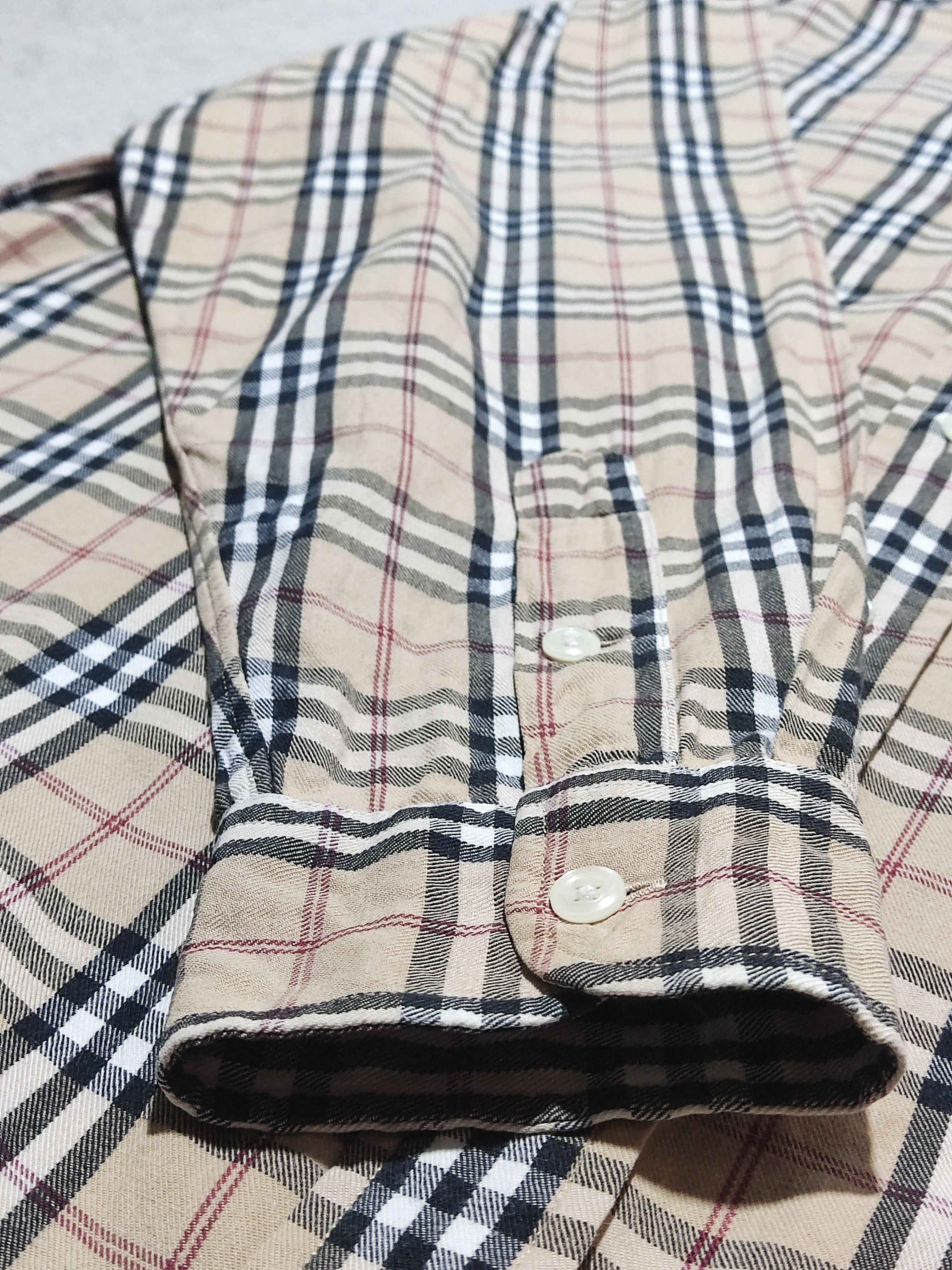 Burberry Vintage 80 Blueberrys Rodeo Club Nova Check Single Stitch Size US L / EU 52-54 / 3 - 8 Thumbnail