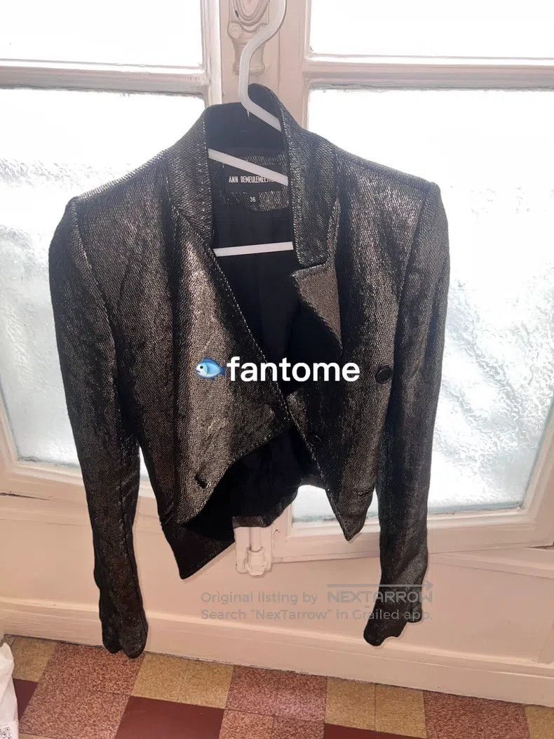 Ann Demeulemeester Ann Demeulemeester 36 short black coat Size S / US 4 / IT 40 - 1 Thumbnail
