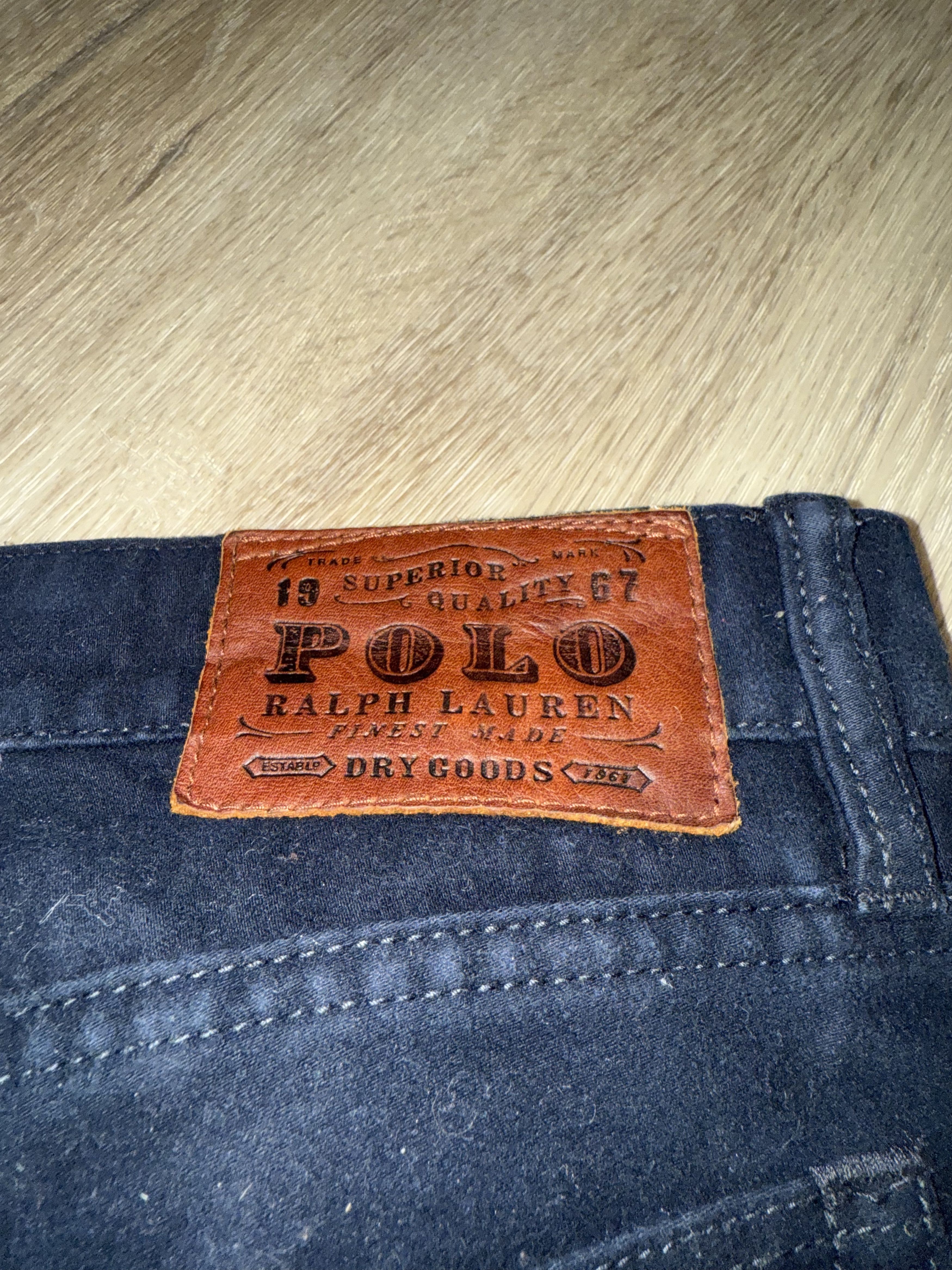 Polo Ralph Lauren Polo Ralph Lauren Varick Slim 625 Pants Blue 34x34 Size US 34 / EU 50 - 7 Thumbnail