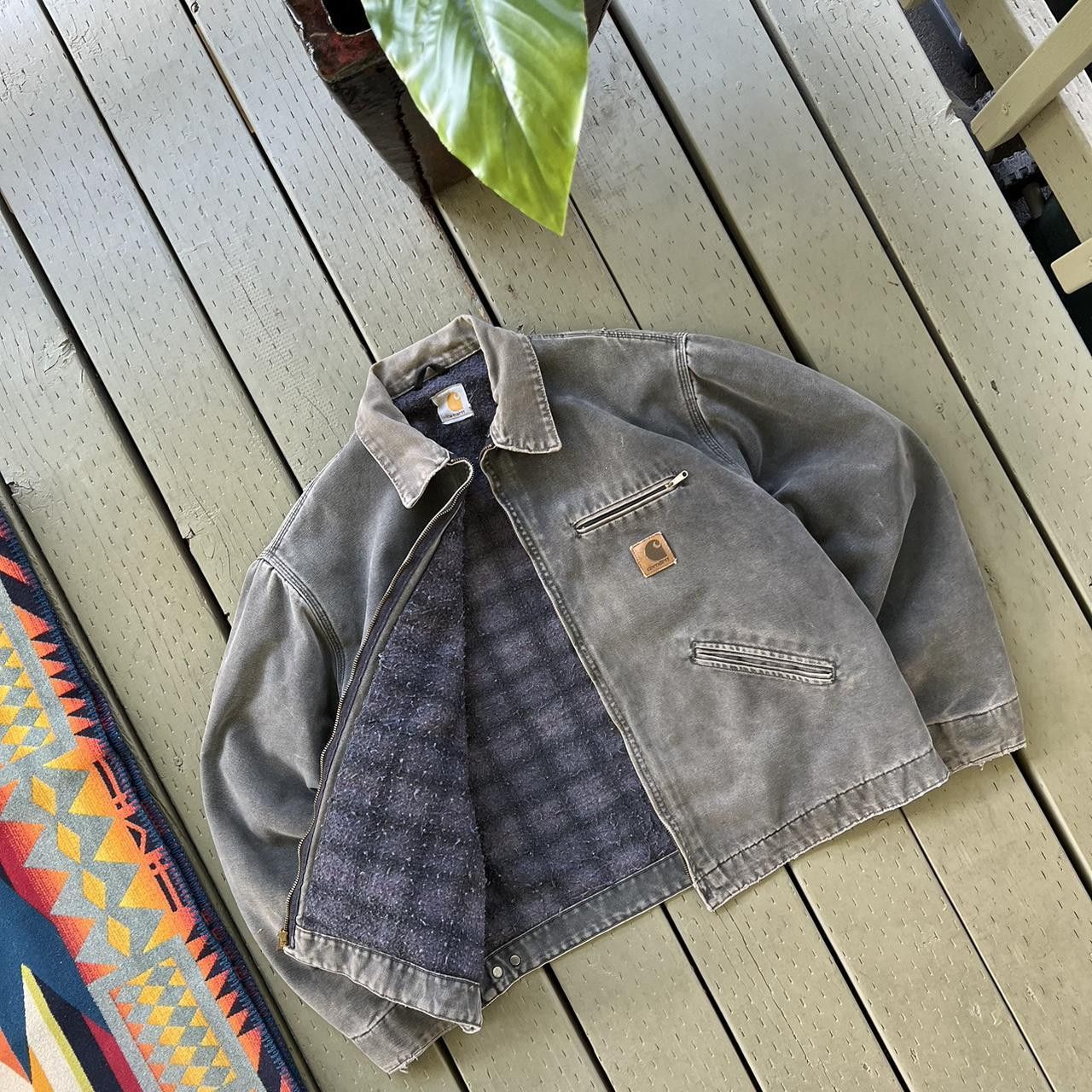 image of Carhartt Detroit Jacket in Grey, Men's (Size XL)