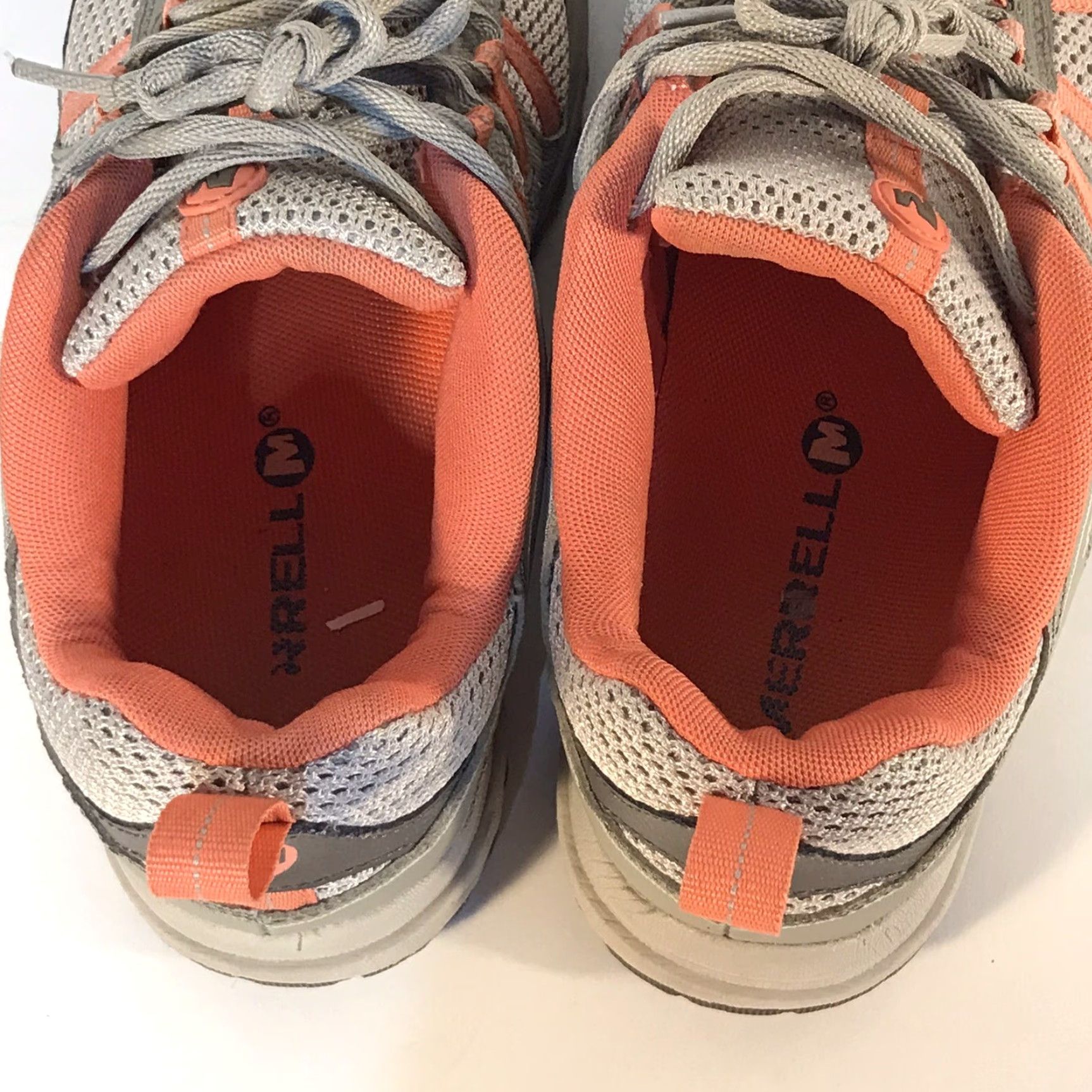 Merrell Merrell Performance Sneakers Women's Size 7.5 Aluminum/Coral Athletic Walking Hiking Size US 7.5 / IT 37.5 - 3 Thumbnail