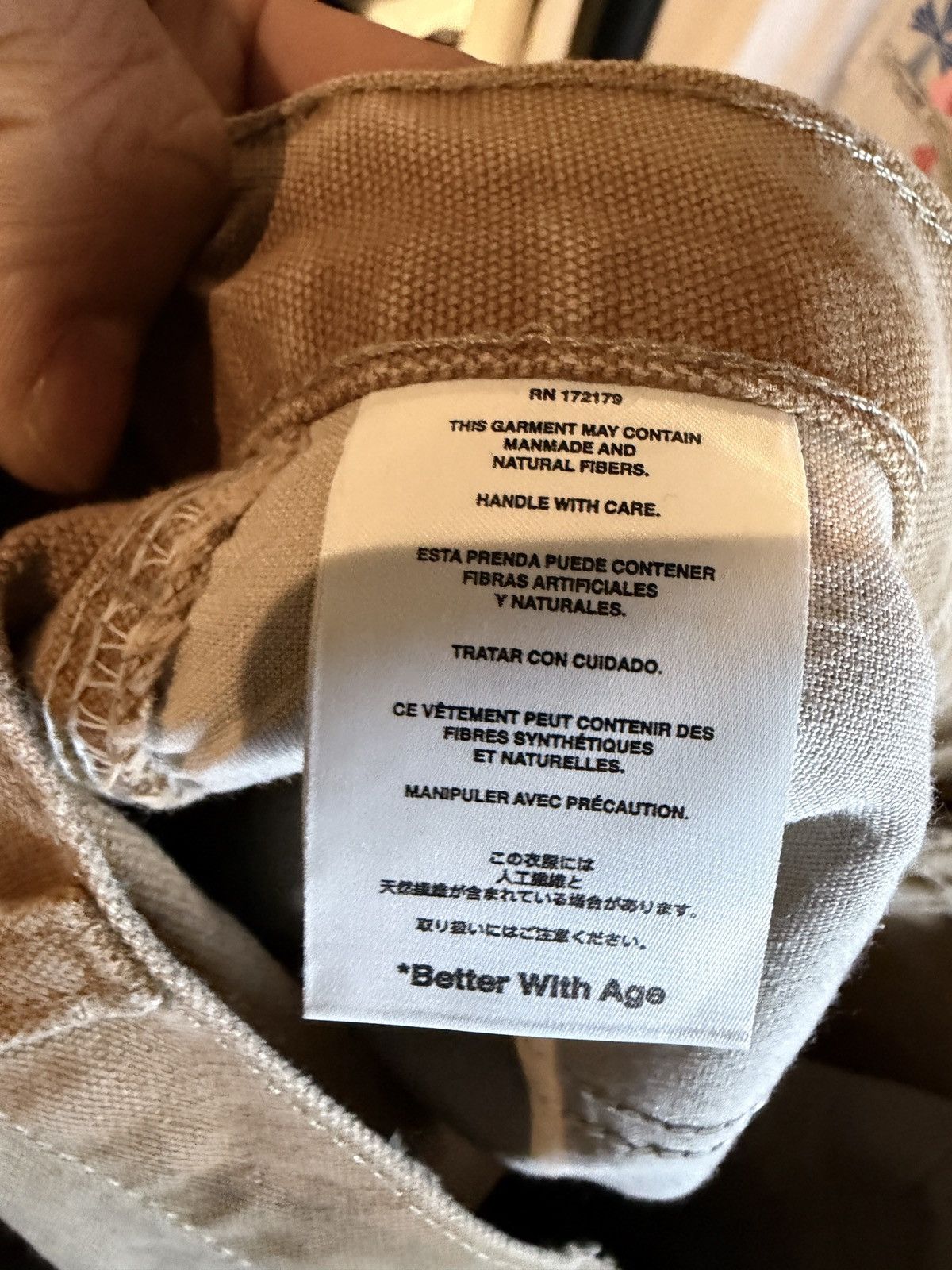 Better With Age Better With Age Knucklehead Double Knee Carhartt Pants Khaki Size US 33 - 10 Thumbnail