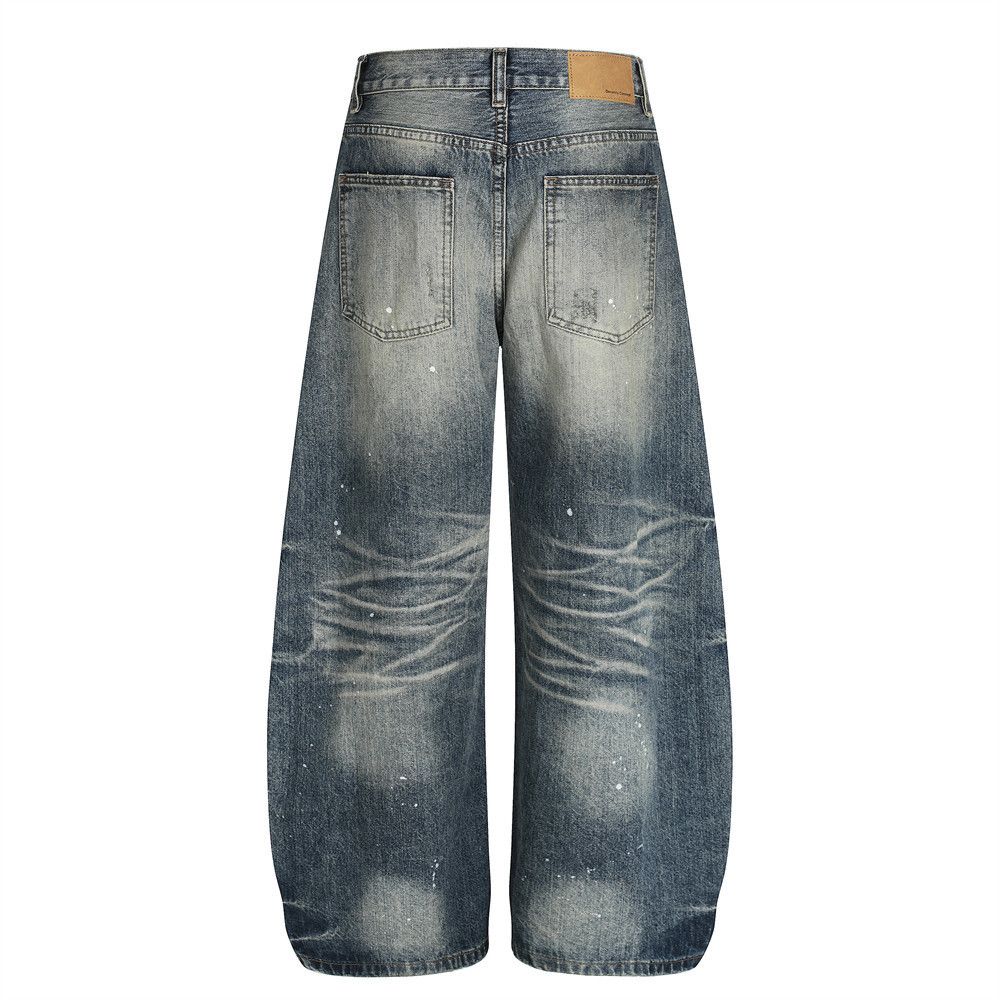 Vintage Men's street style distressed scimitar jeans Size US 32 / EU 48 - 2 Thumbnail