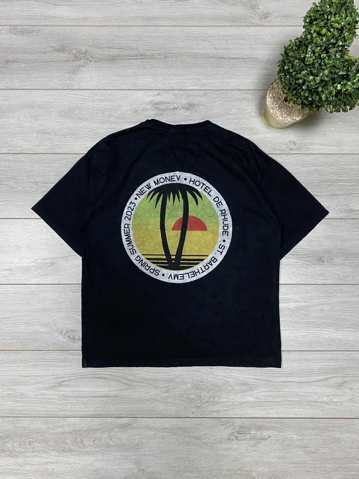Rhude RHUDE TWIN PALMS TEE Size US M / EU 48-50 / 2 - 1 Thumbnail