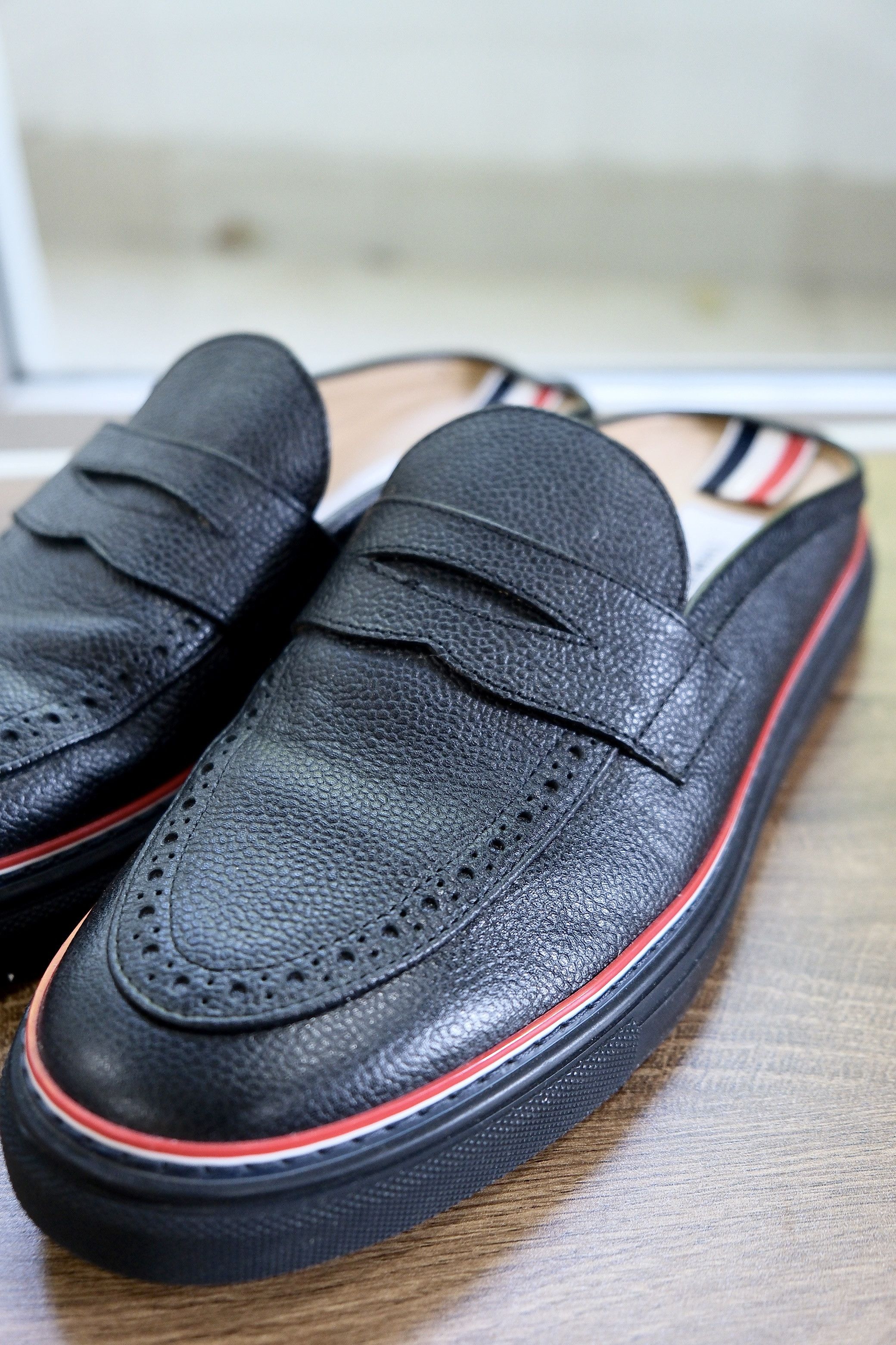 Thom Browne Thome Brown Leather Mule Loafers Size US 9 / EU 42 - 2 Thumbnail