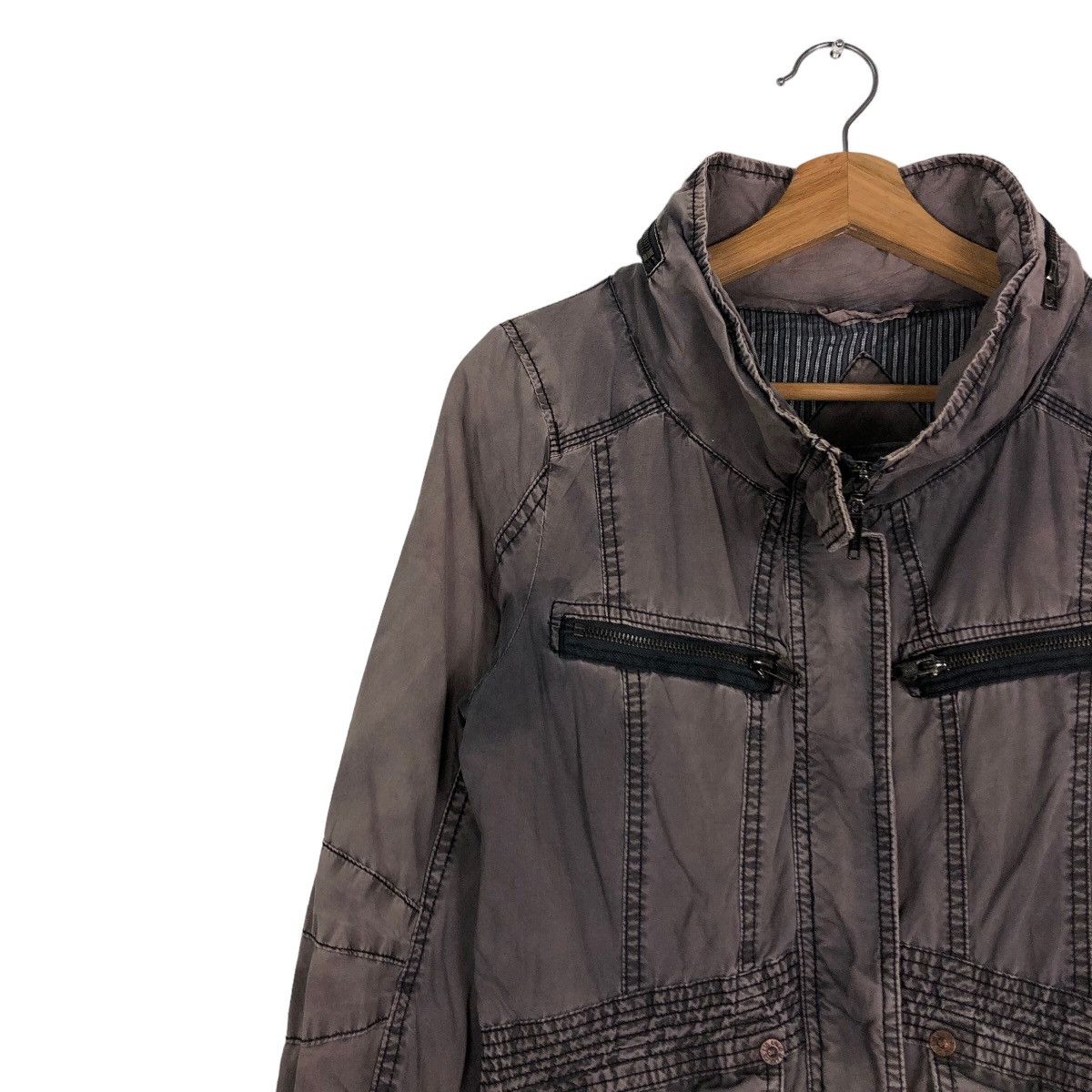 Japanese Brand 🔥Vintage Biker Jacket Bondage Design Khujo Issey Miyake Size US S / EU 44-46 / 1 - 7 Thumbnail