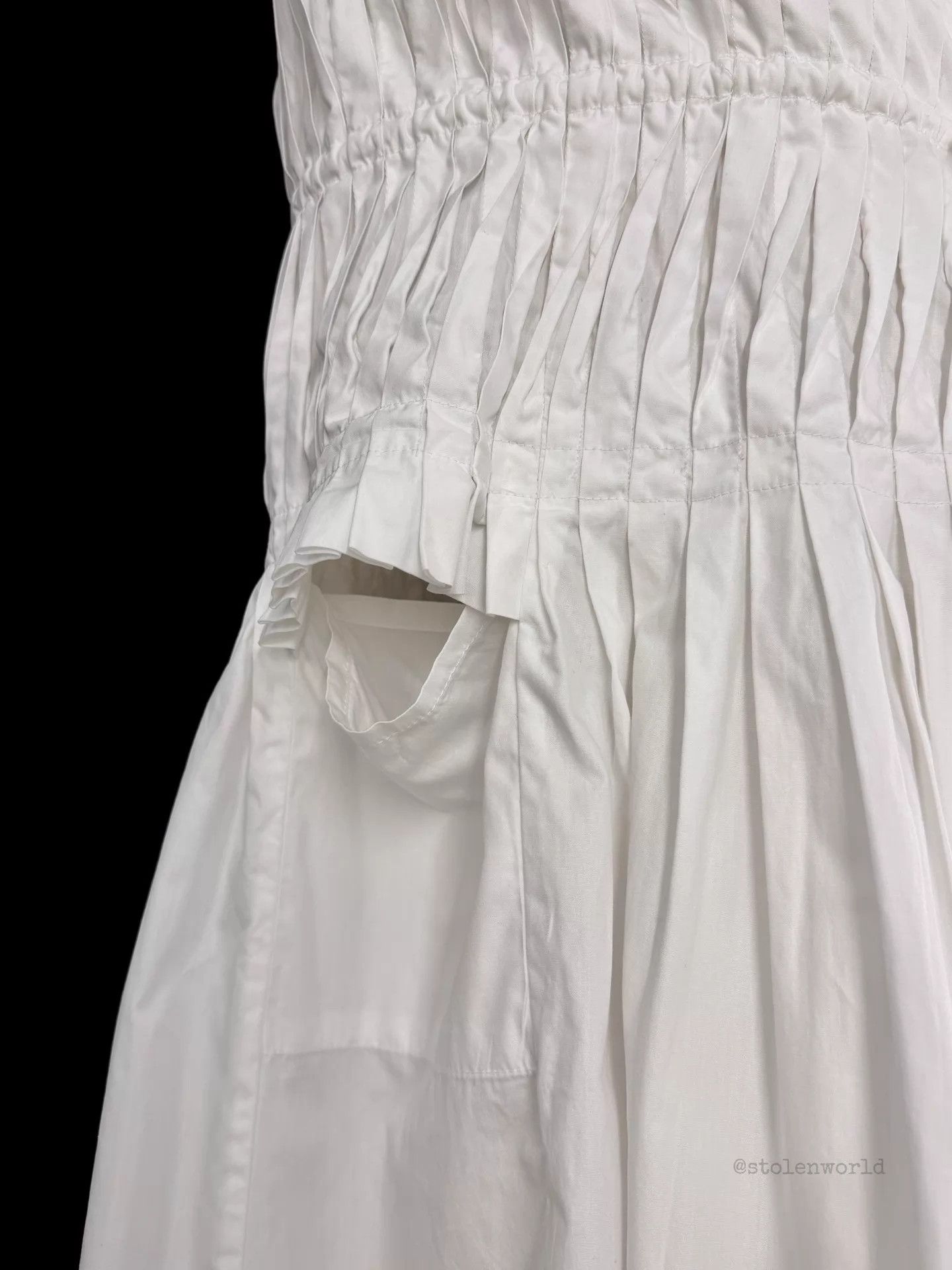 Issey Miyake ISSEY MIYAKE HaaT Pleated One-Shoulder Blouse Size XS / US 0-2 / IT 36-38 - 5 Thumbnail