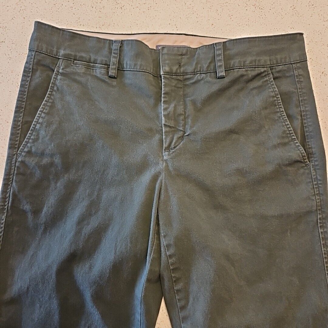 Vince Vince Slim Straight Chino Pants Womens 6 Green Modern Stretc Size 28" / US 6 / IT 42 - 3 Thumbnail