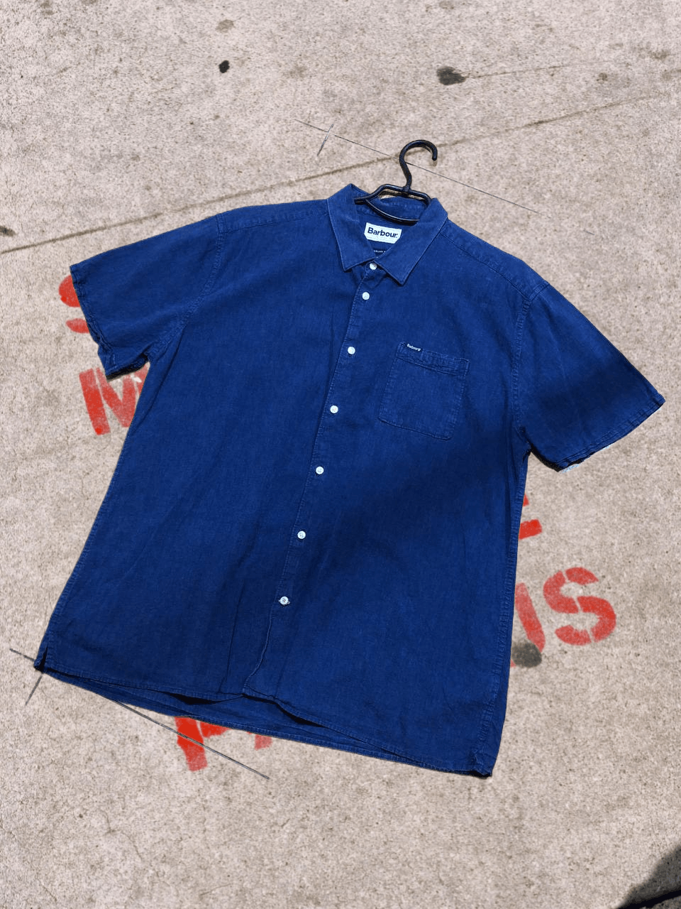 Barbour Barbour short sleeve shirt button UP CASUAL SHIRT Size US L / EU 52-54 / 3 - 1 Thumbnail