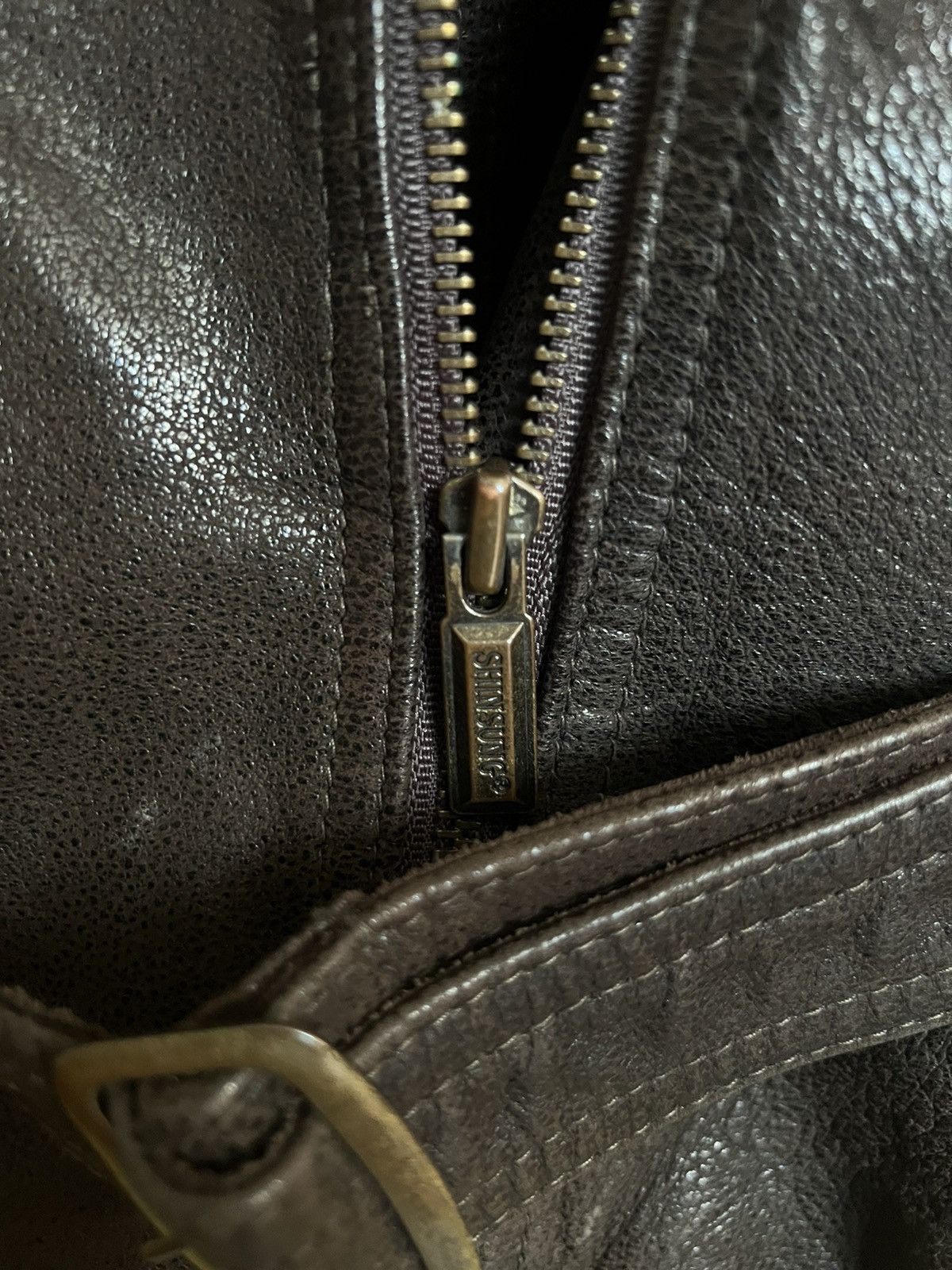 Genuine Leather × Japanese Brand Women leather jacket brown Size S / US 4 / IT 40 - 6 Thumbnail