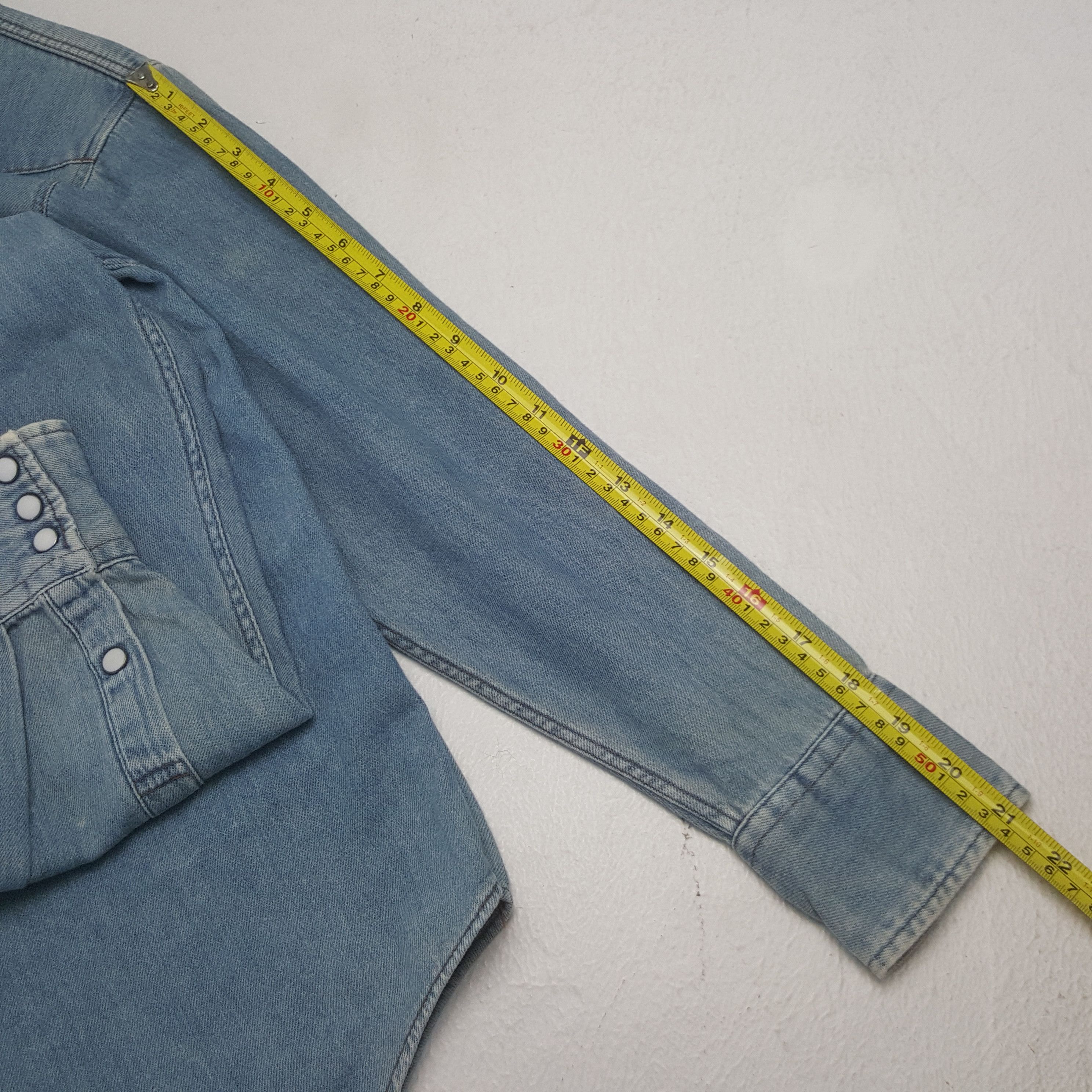Wrangler Vintage Wrangler American Denim Shirt Button Up C299N54 Size US M / EU 48-50 / 2 - 6 Thumbnail