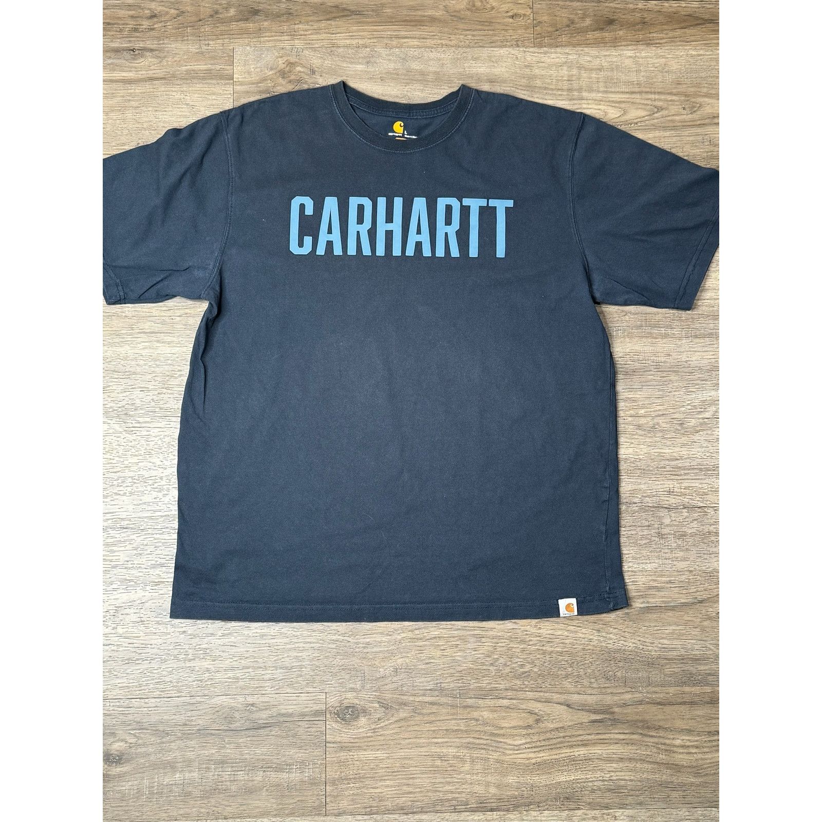 Carhartt Carhartt Blue Graphic Spell Out T-Shirt, Large, Original Fit Size US L / EU 52-54 / 3 - 2 Thumbnail
