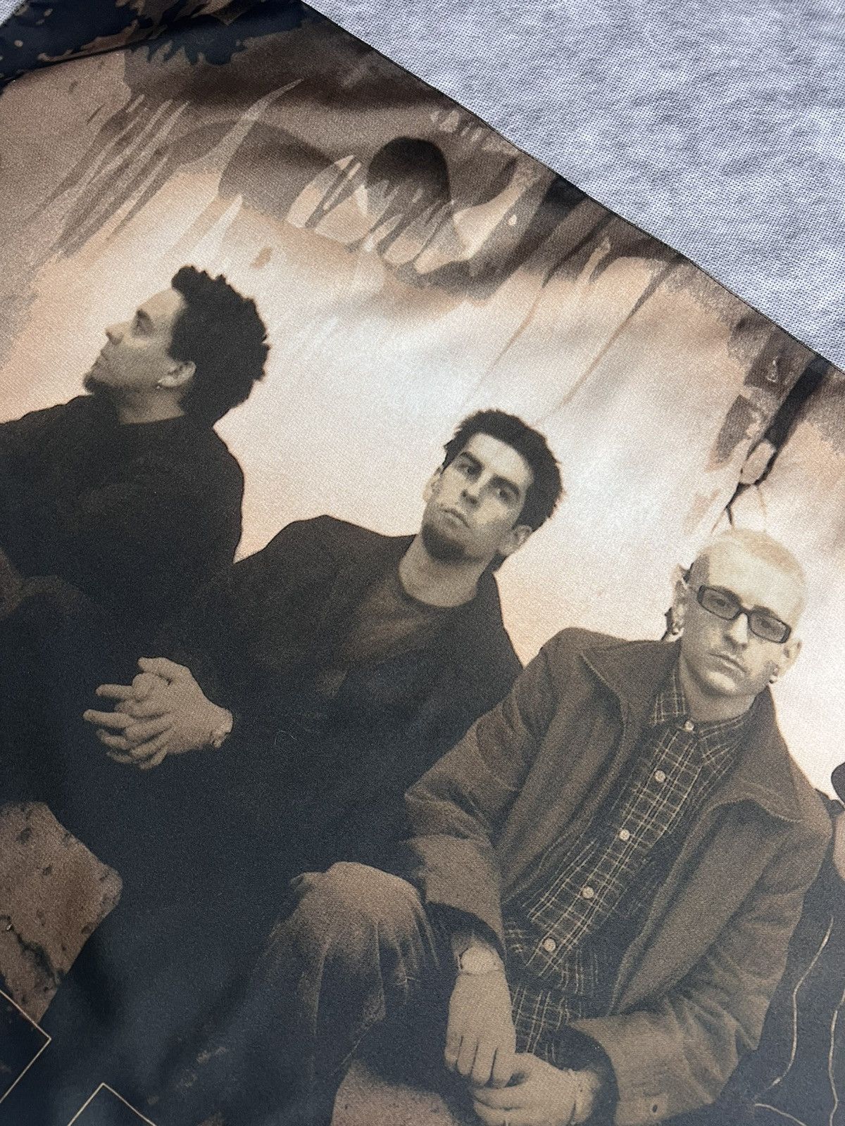 Band Tees Vintage 2003 Linkin Park Rock Flag Poster Size ONE SIZE - 5 Thumbnail