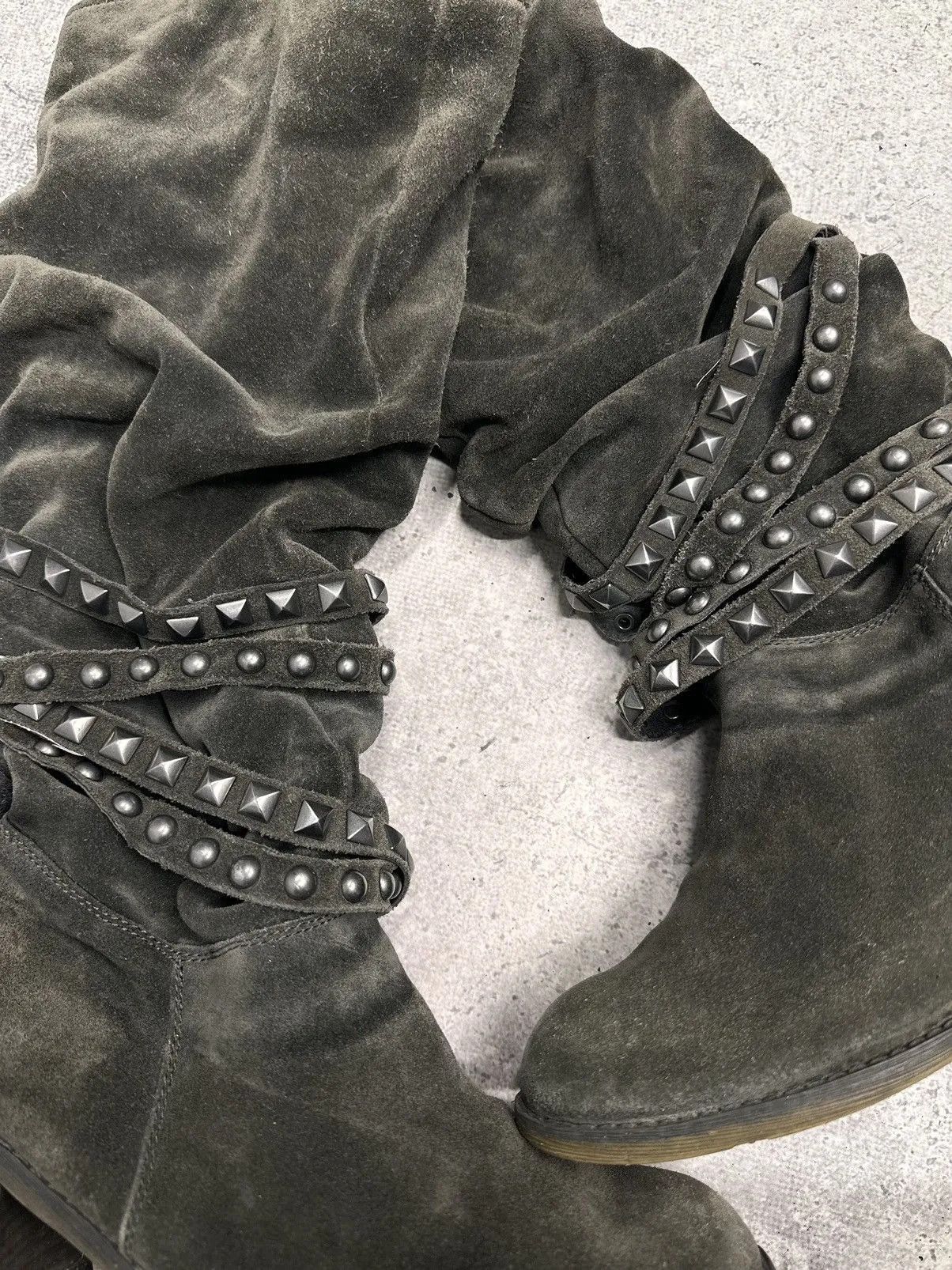 A.S.98 Real Leather Hight Heels Boots Avantgarde Y2K Size US 9 / IT 39 - 9 Thumbnail