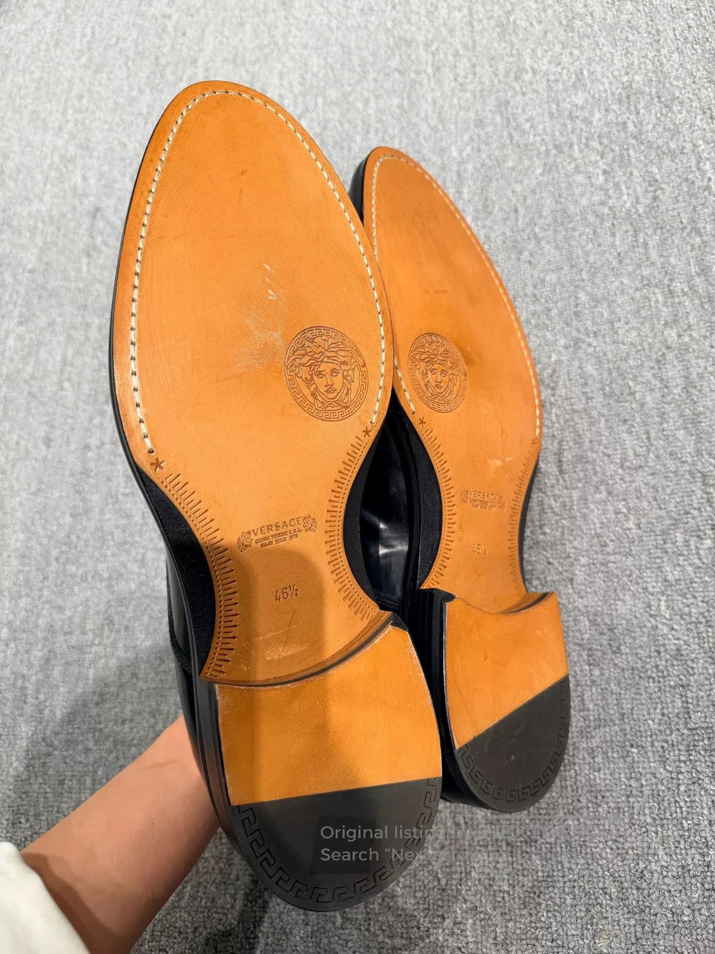 Versace Business Leather Display Shoes.
