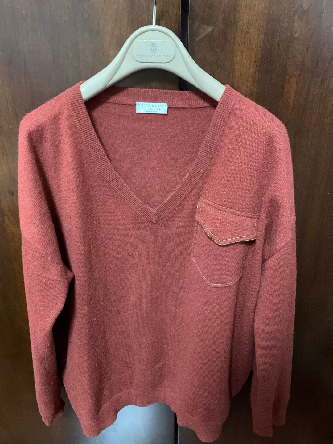Brunello Cucinelli Red Sweater S