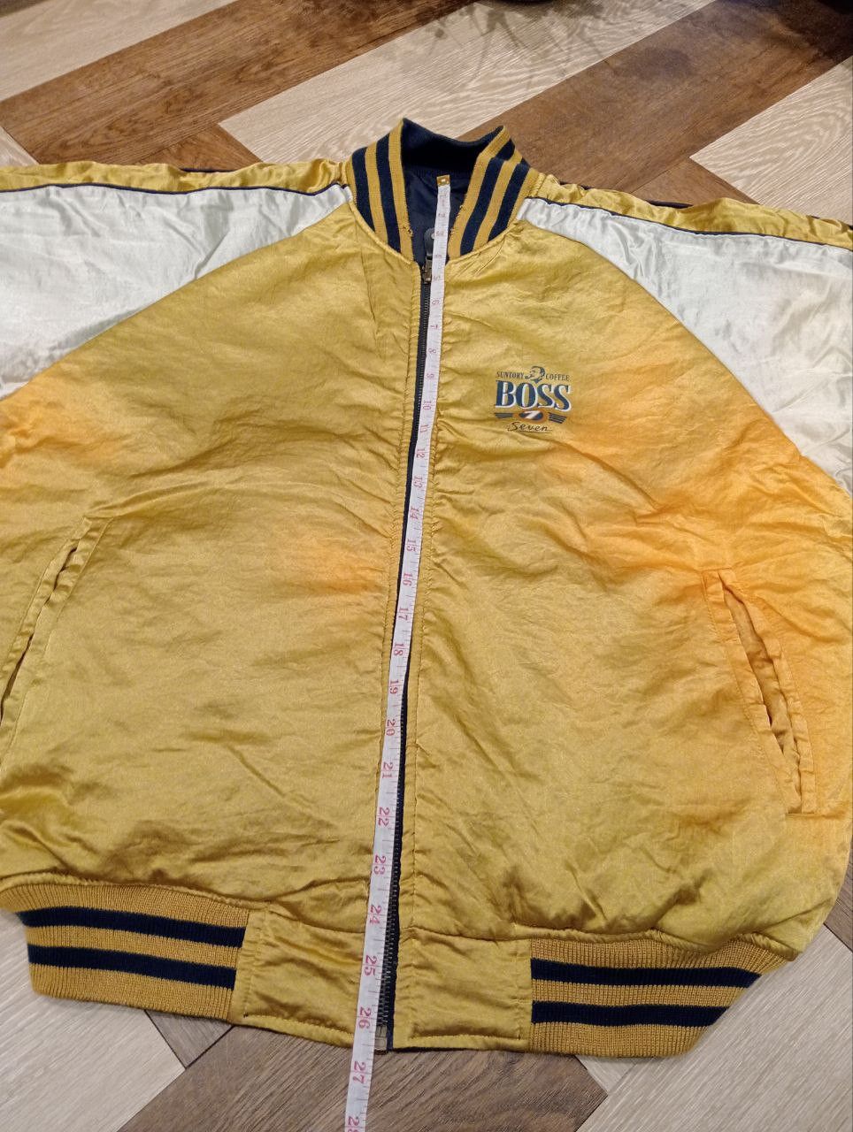 Japanese Brand VINTAGE SUNTORY BOSS COFFEE REVERSIBLE 2 WAY JACKET Size US L / EU 52-54 / 3 - 20 Thumbnail