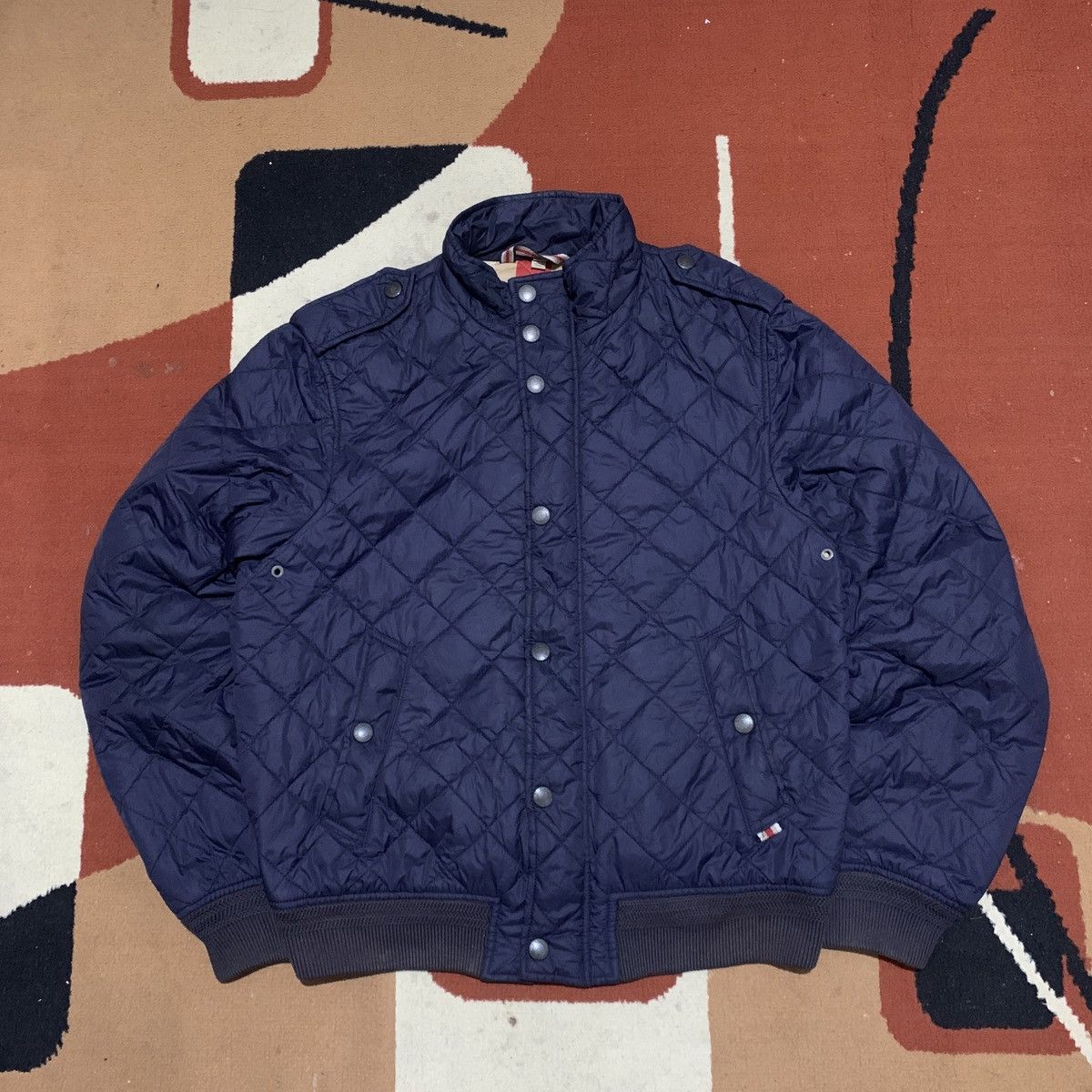 Burberry Burberry Quilted Bomber Jacket — British Luxury Heritage Size US L / EU 52-54 / 3 - 1 Thumbnail