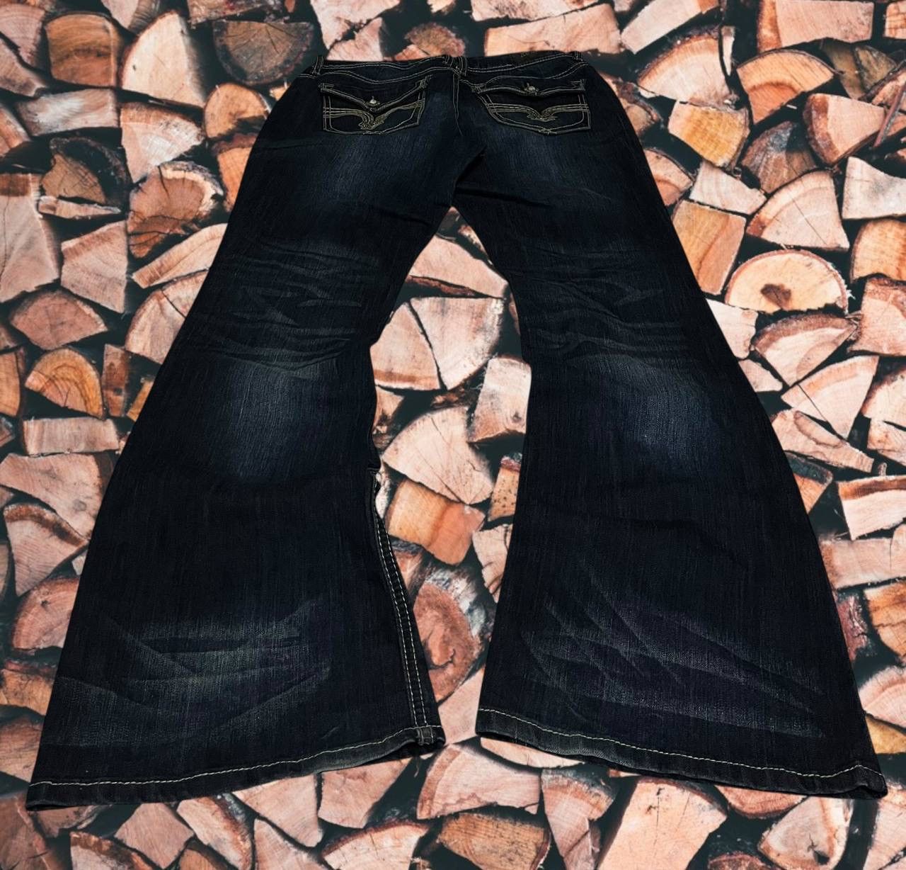 Japanese Brand × Vintage IfSixWasNine japanese Y2K Kapital style flared jeans Size US 30 / EU 46 - 5 Thumbnail