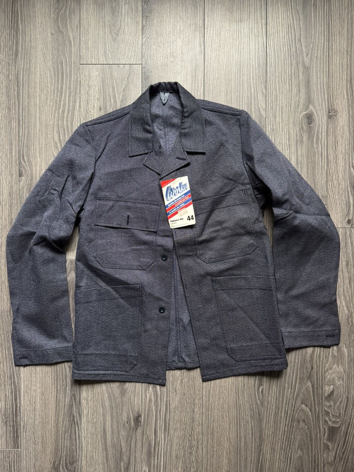 Le Laboureur Vintage French Workwear Utility Chore Sanfor Marsum Jacket Size US S / EU 44-46 / 1 - 2 Thumbnail
