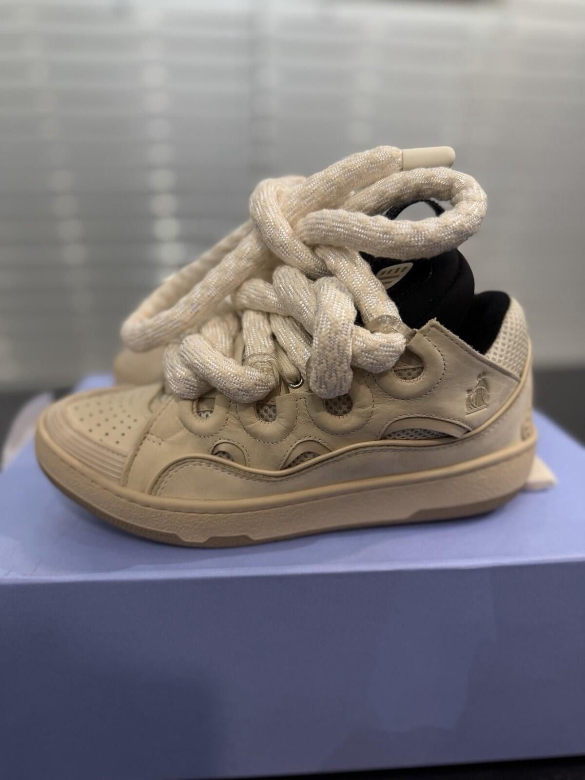 Lanvin Lanvin Curb Sneakers Tan Color Way Size 39EU/6US/5UK Size US 6 / EU 39 - 11 Thumbnail