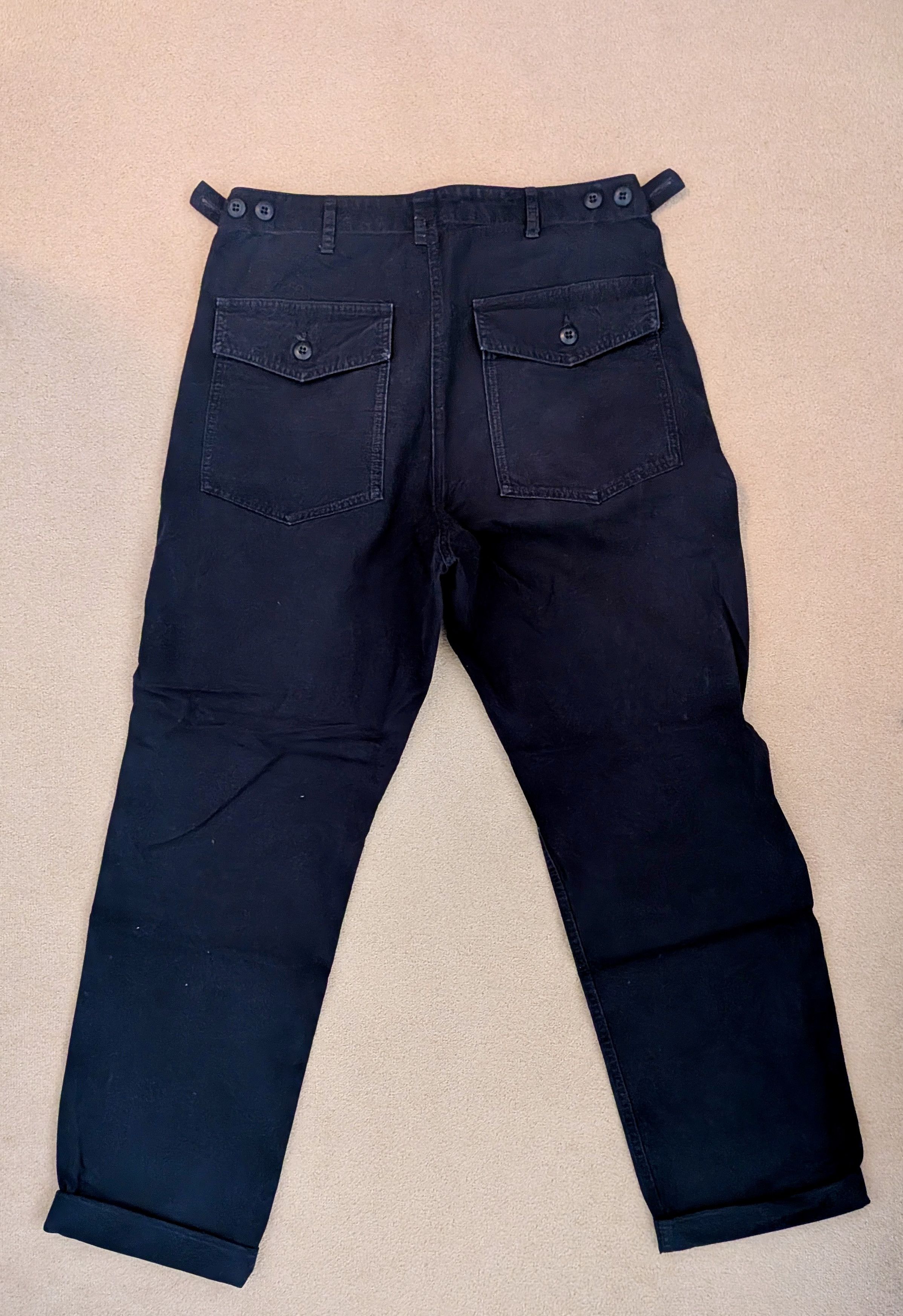 Natalino Japanese Fatigue Pant - Navy Ripstop Size US 32 / EU 48 - 6 Thumbnail