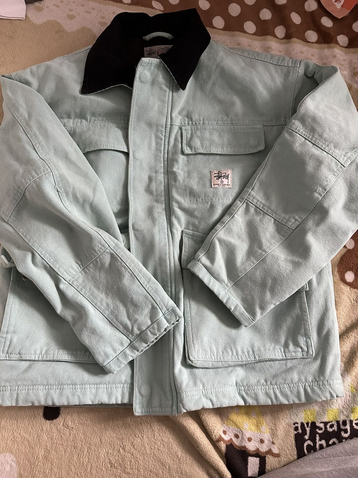 Stussy Stussy washed canvas shop jacket | Grailed 