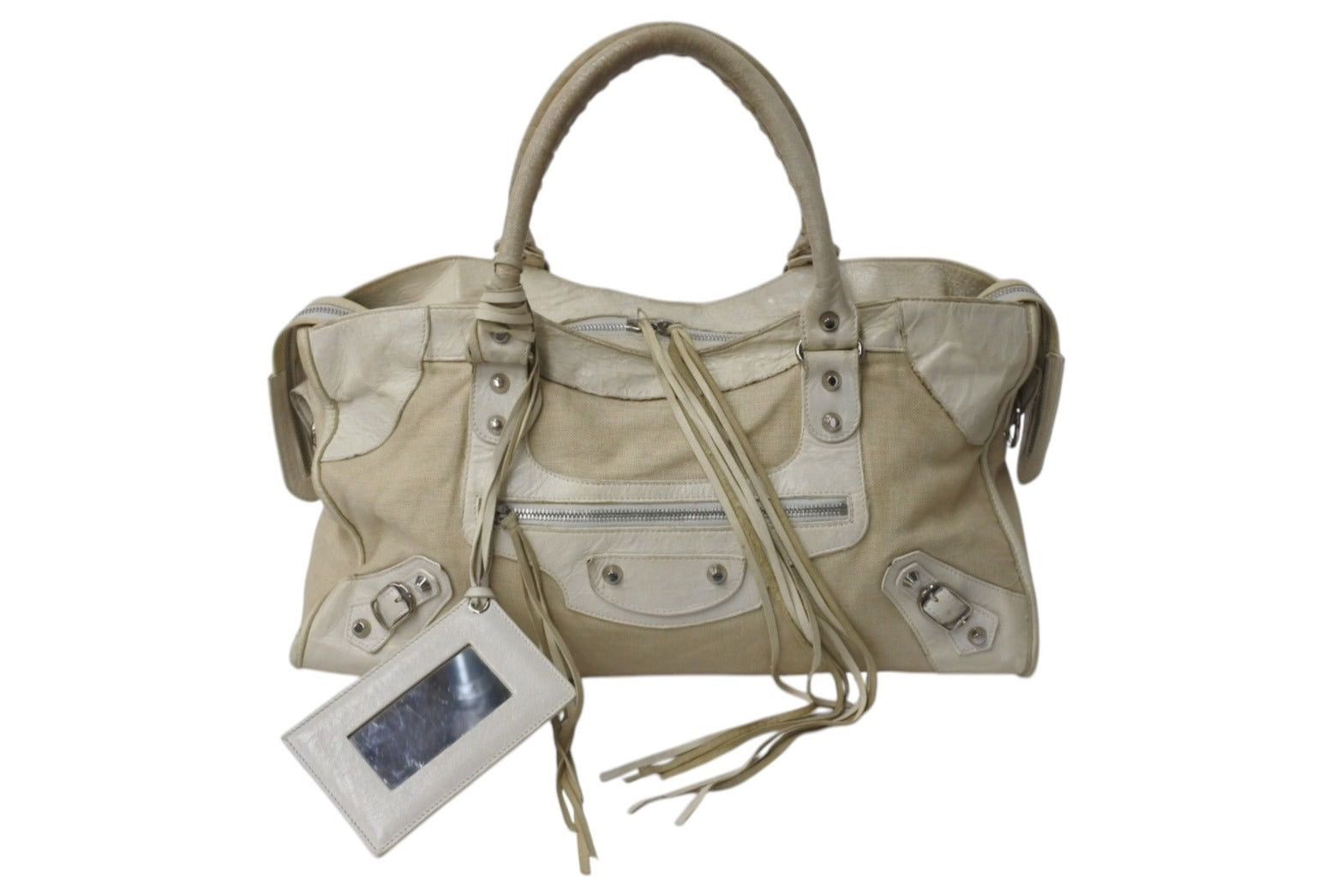 Balenciaga Handbag Shoulder Bag in White, Men's