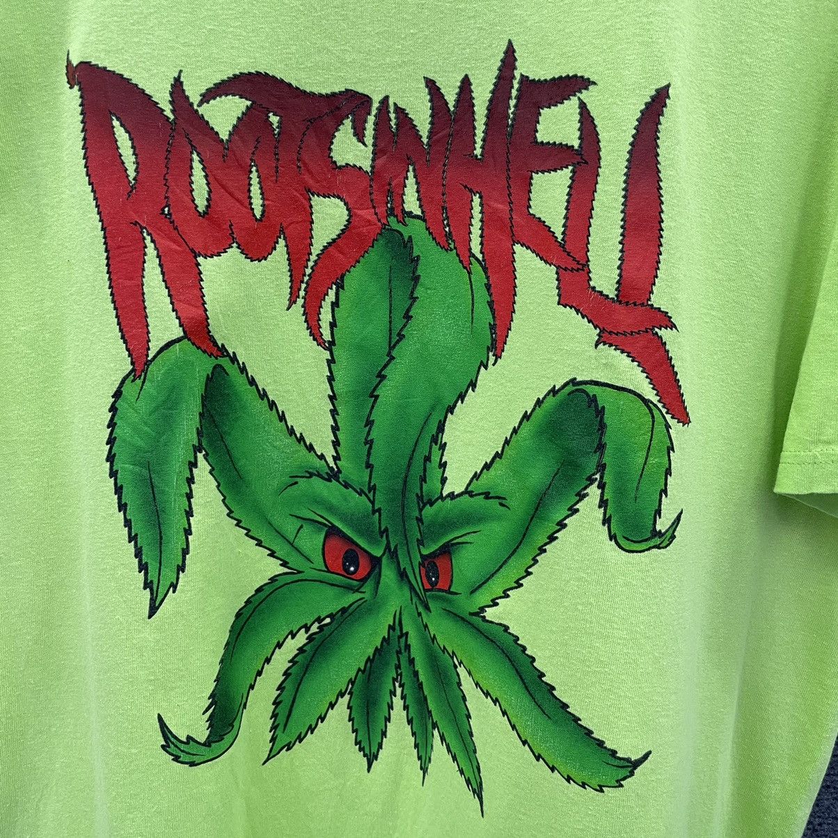 Reason Reason NYC Roots In Hell Marijuana T Shirt Size US XL / EU 56 / 4 - 2 Thumbnail