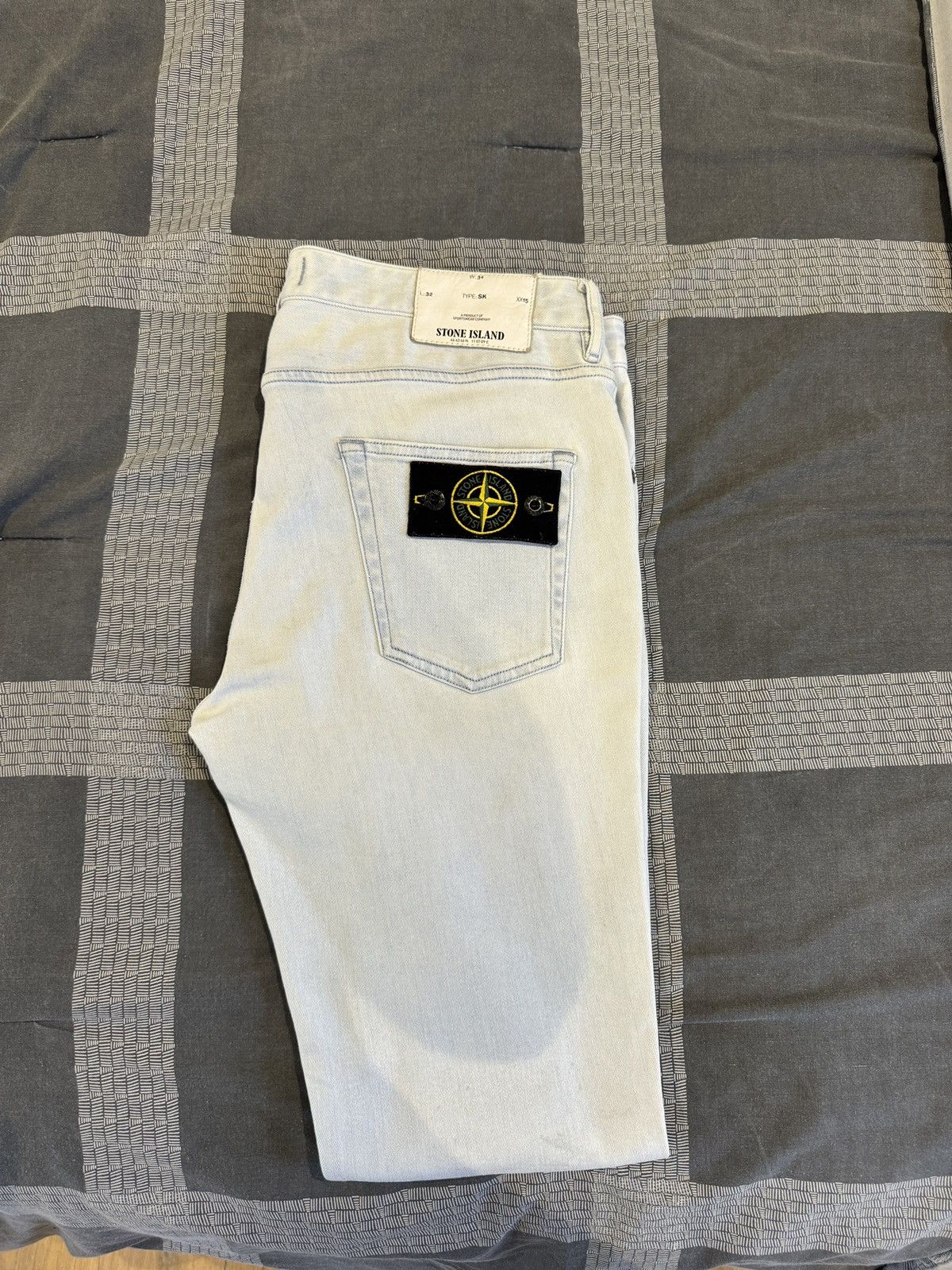 Stone Island Stone Island Light Washed Jeans Size US 34 / EU 50 - 1 Thumbnail