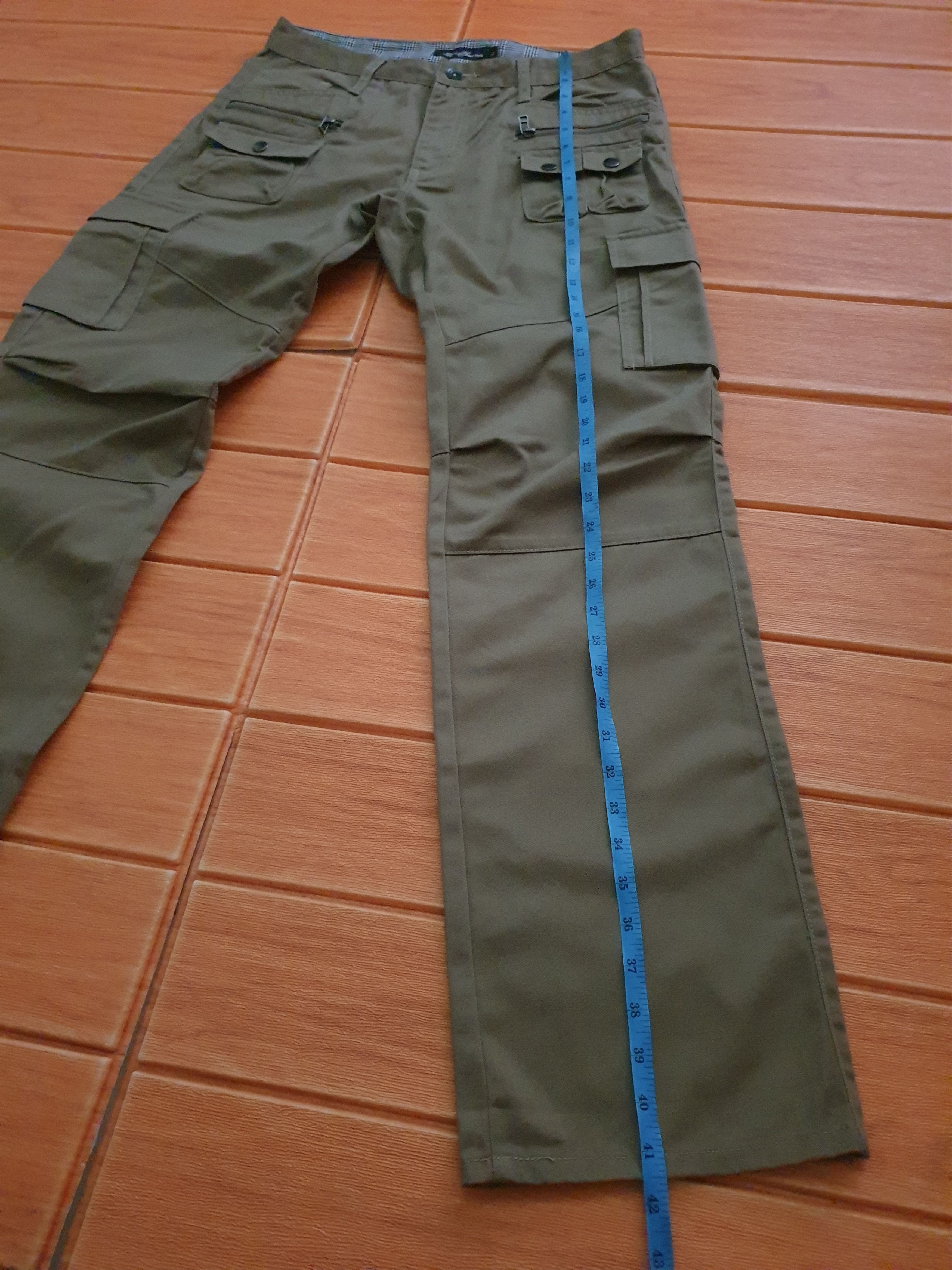 Japanese Brand 💥Japanese style Multipocket brown colour pant Size US 32 / EU 48 - 7 Thumbnail