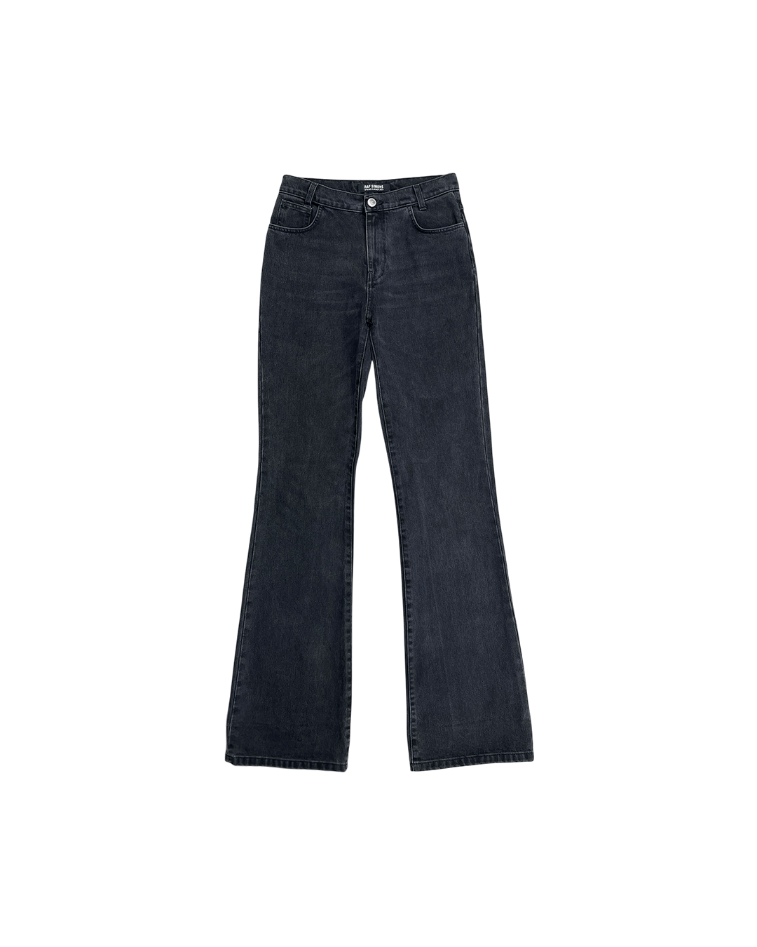 Raf Simons SS21 Black Wide Leg Denim Jeans