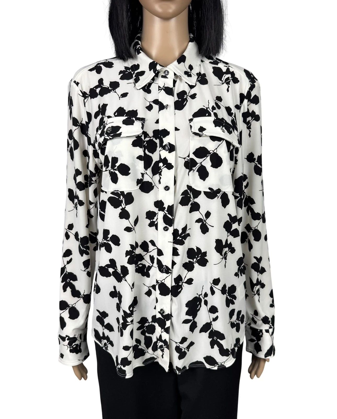 Lauren Ralph Lauren Lauren Ralph Lauren Collared Blouse Floral Printed size L Size L / US 10 / IT 46 - 2 Thumbnail
