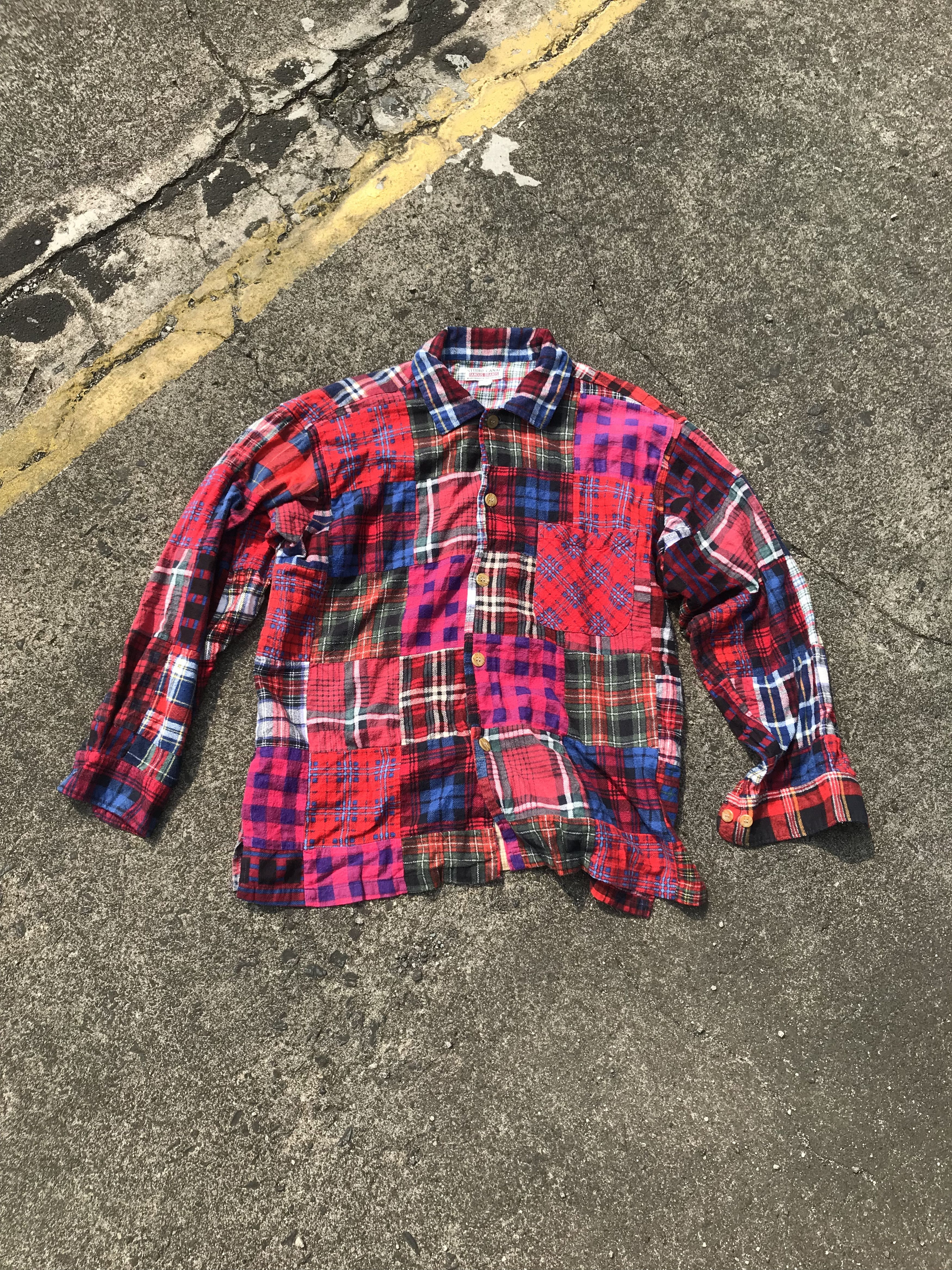 Japanese Brand Studio canal patchwork punk flanel Size US M / EU 48-50 / 2 - 1 Thumbnail