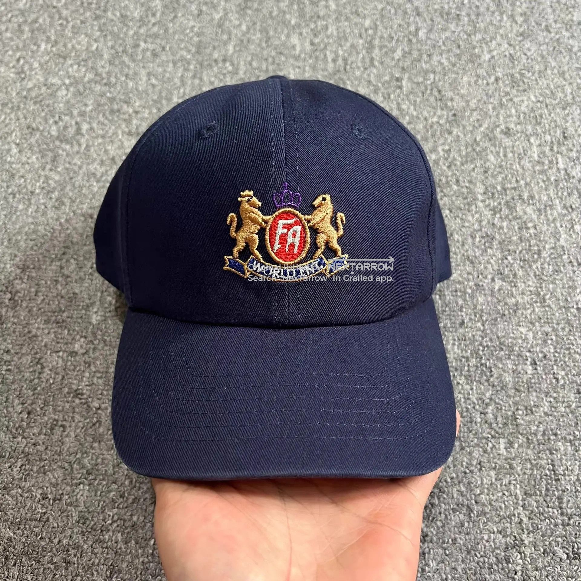Fucking Awesome Fucking Awesome Blue Wool FA CLG Snapback Hat Cap