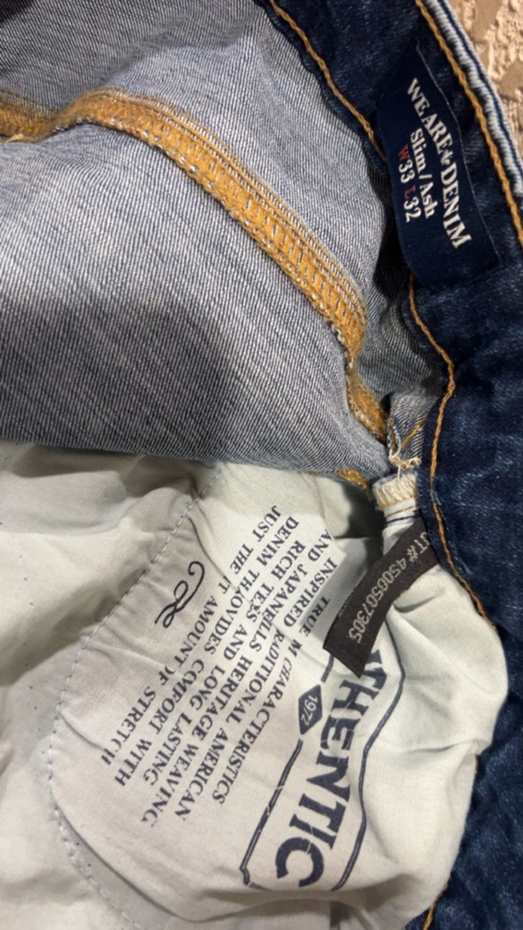 Buffalo David Bitton Men's Buffalo David Bitton Slim Straight Jeans Waist 33 Blue Size US 33 - 6 Thumbnail