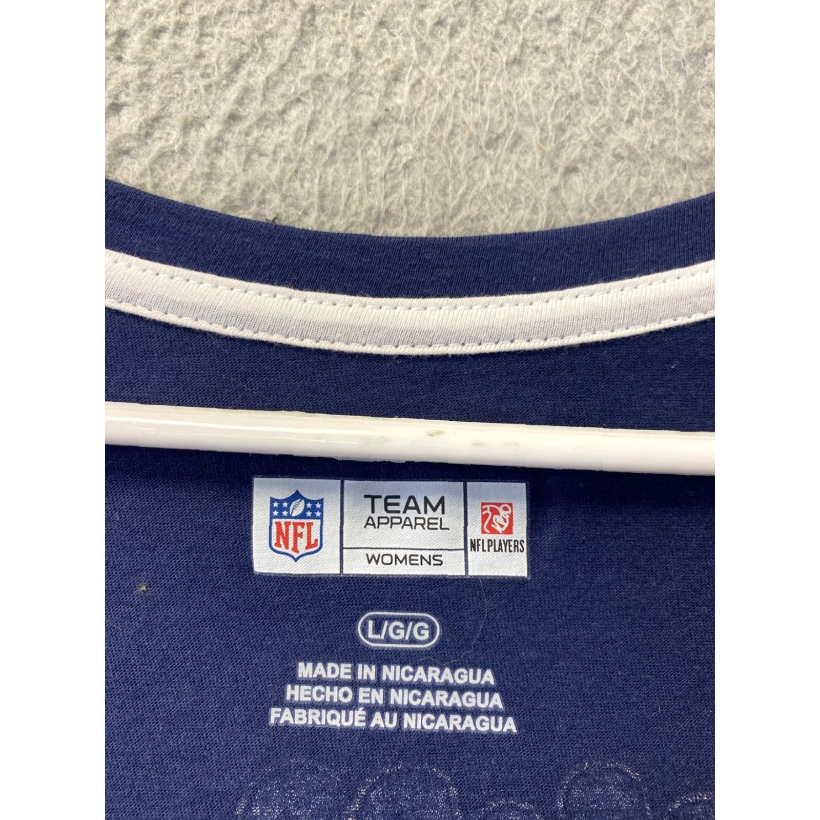 NFL NFL Team Apparel Womens L Denver Broncos 58 T Shirt Navy / 101-32 Size L / US 10 / IT 46 - 3 Thumbnail