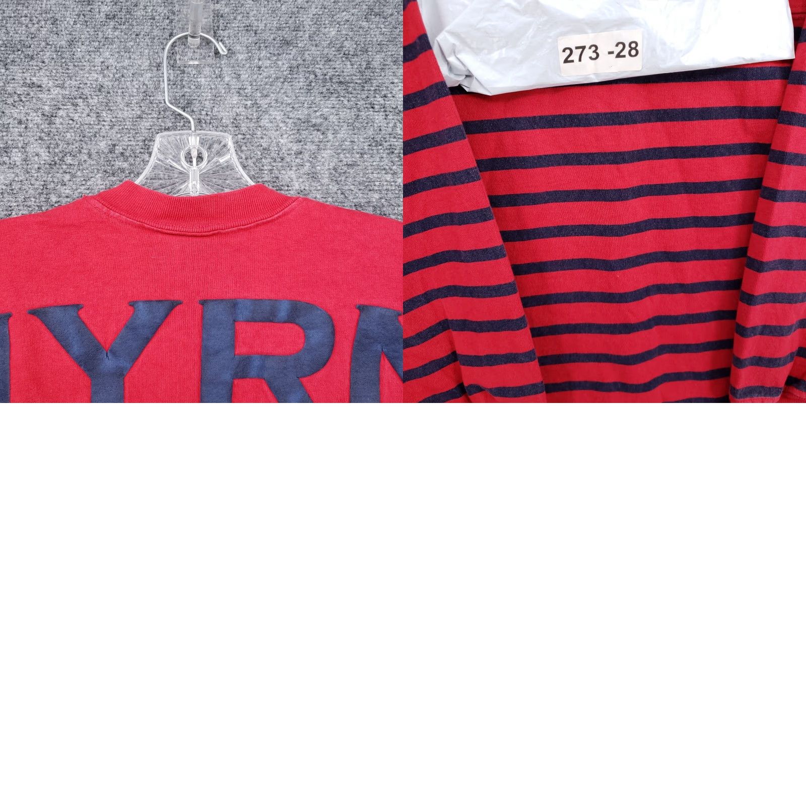 ESPIRIT Spirit Jersey Shirt Mens S Red Stripe Cotton Size US S / EU 44-46 / 1 - 9 Thumbnail
