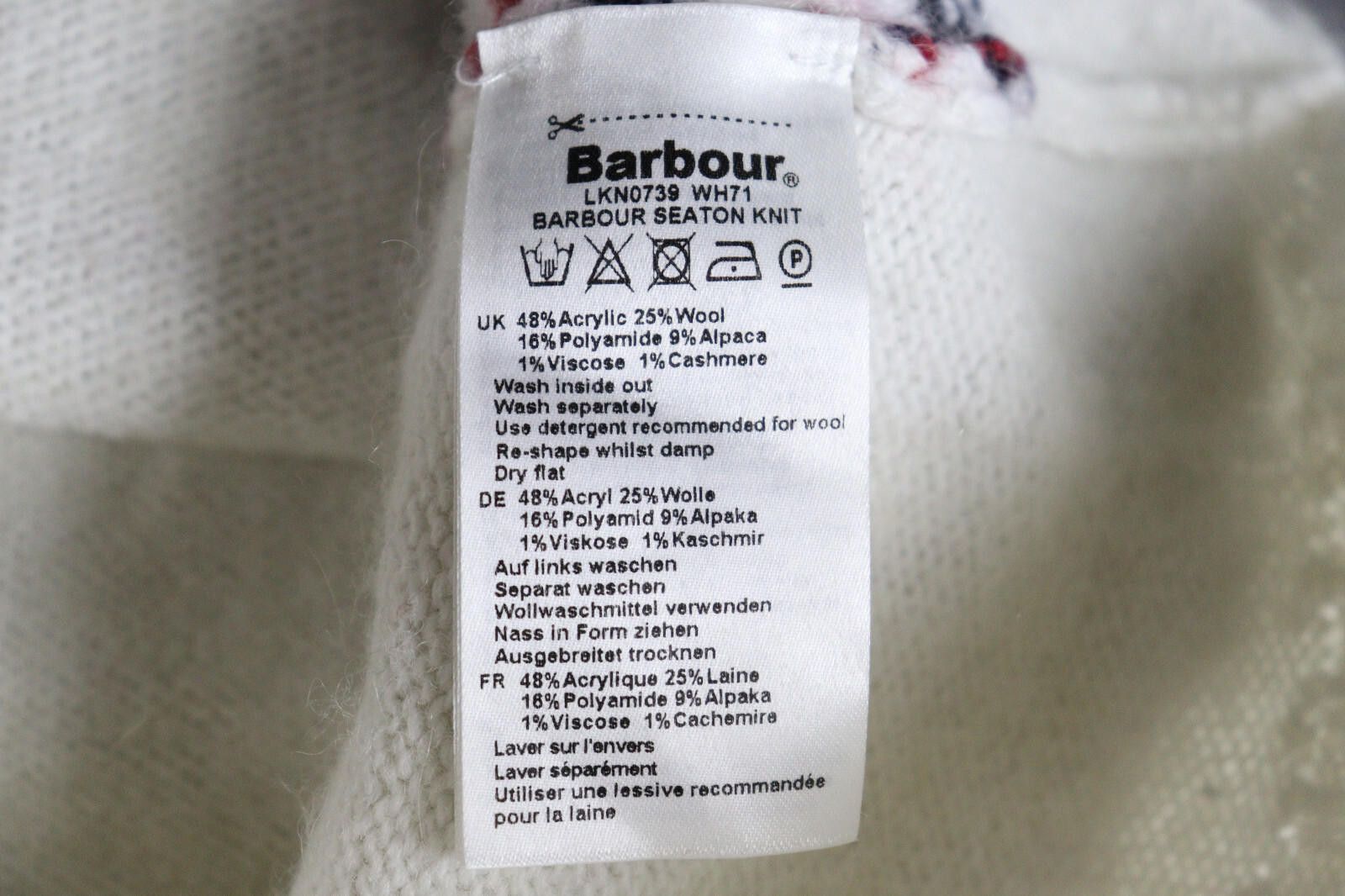 Barbour Barbour Seaton Knit Alpaca Wool Two Pockets Sweater Size 12 Size XL / US 12-14 / IT 48-50 - 10 Thumbnail