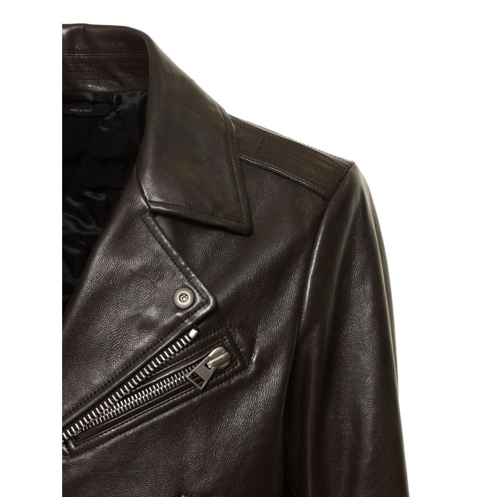 Tom Ford o1loc1c0924 LXR004 Leather Jacket in Chocolate Brown Size US L / EU 52-54 / 3 - 4 Thumbnail