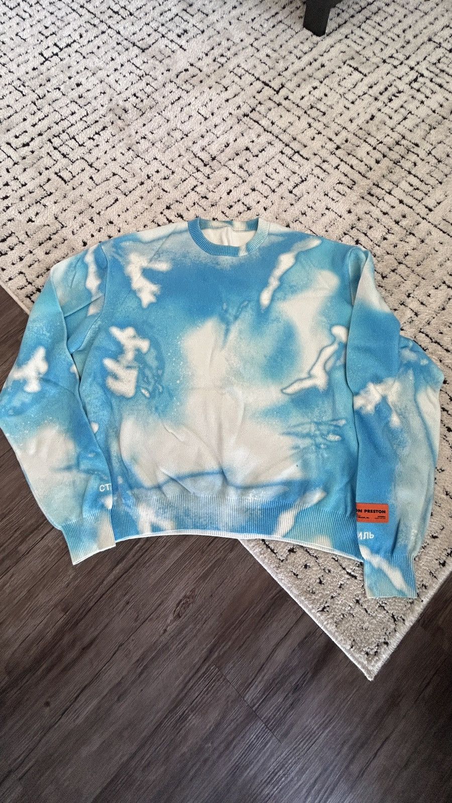 Heron Preston Heron Preston Splash Knit Sweater Size US XL / EU 56 / 4 - 1 Thumbnail