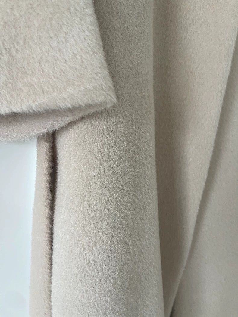 Max Mara Max Mara White Alpaca Coat Size XL / US 12-14 / IT 48-50 - 2 Thumbnail