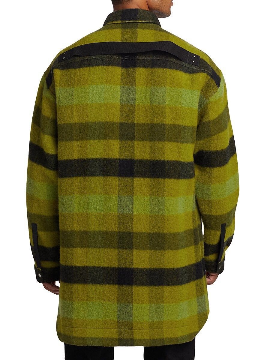 Rick Owens FW23 Jumbo Acid Plaid Overshirt Size US S / EU 44-46 / 1 - 6 Thumbnail