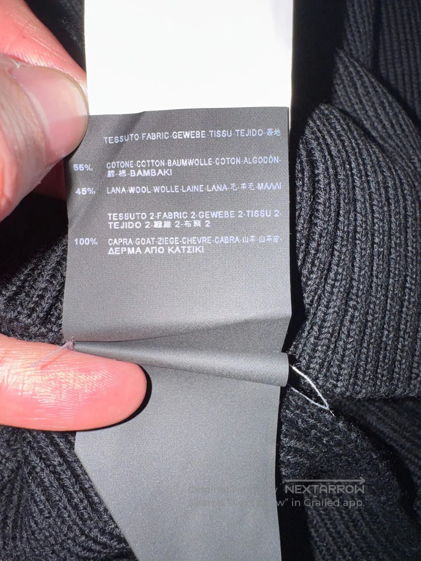 Saint Laurent Paris Saint Laurent Men's Wool Leather Sweater. Size US M / EU 48-50 / 2 - 5 Thumbnail