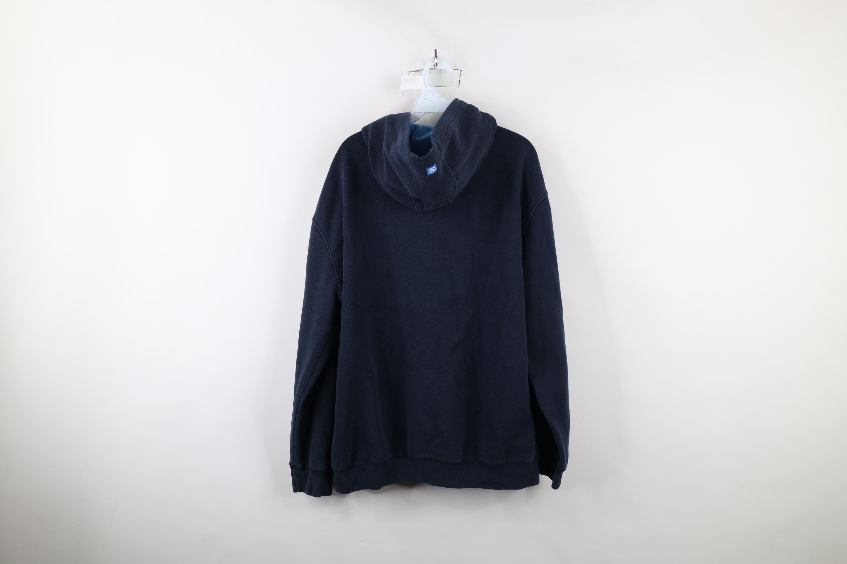 Ecko Unltd. × Vintage Vintage Y2K Ecko Unlimited Spell Baggy Full Zip Hoodie Blue Size US L / EU 52-54 / 3 - 14 Thumbnail