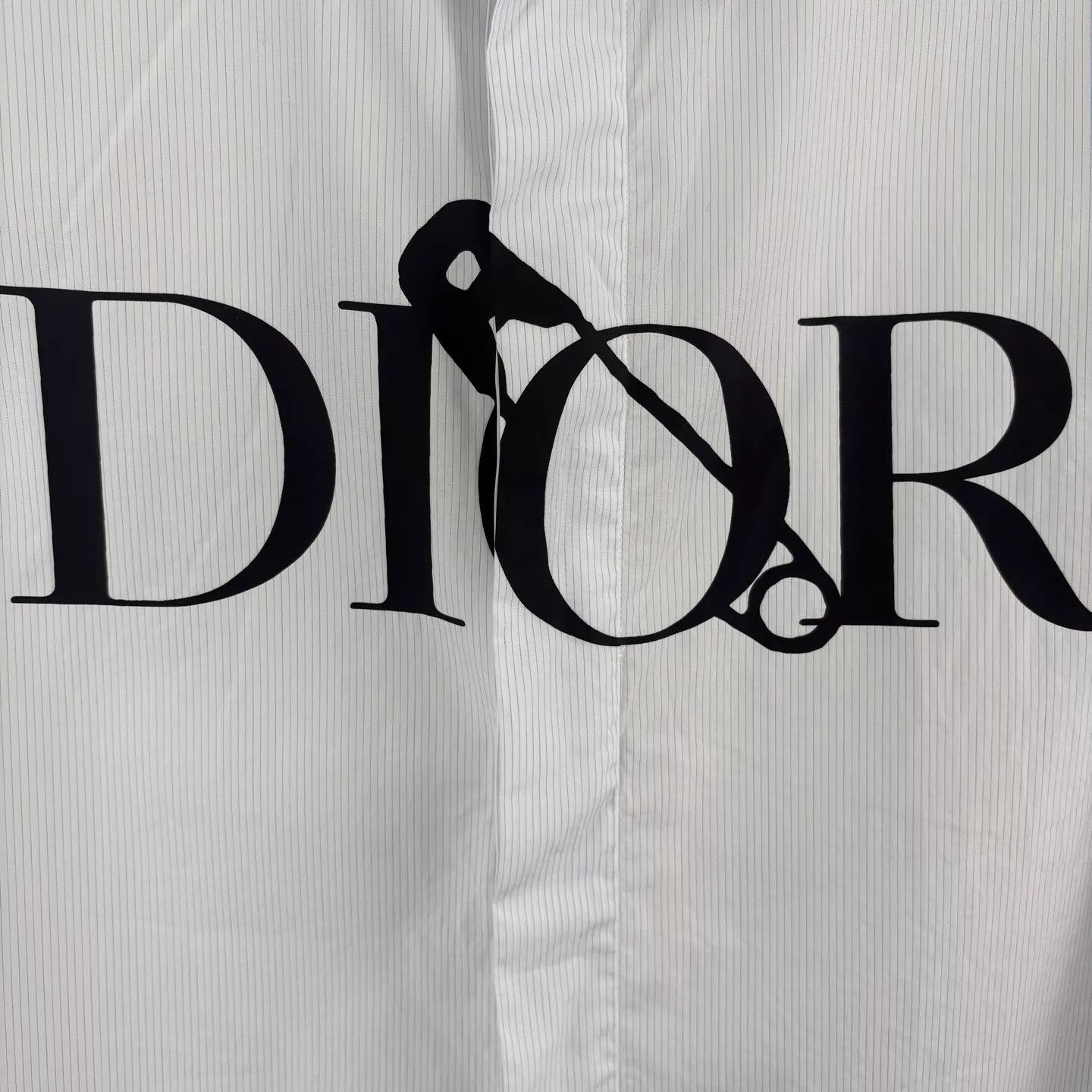 Dior Dior Pin Logo Short Sleeve Shirt 41 100% Cotton Size US L / EU 52-54 / 3 - 4 Thumbnail